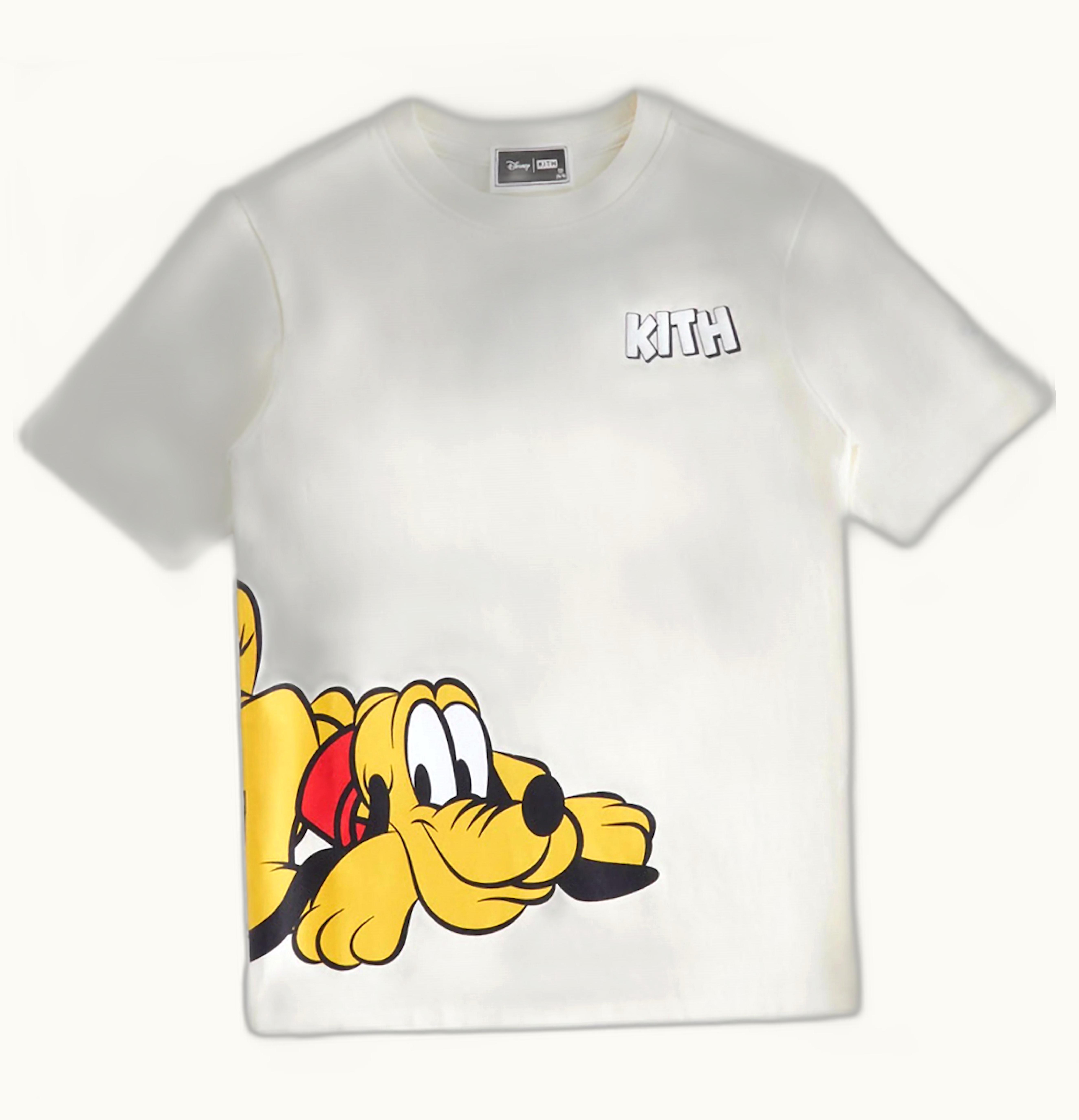 Kith Kith X Disney Kids Mickey Friends Sleepy Pluto Vintage Tee Sandrift Ph