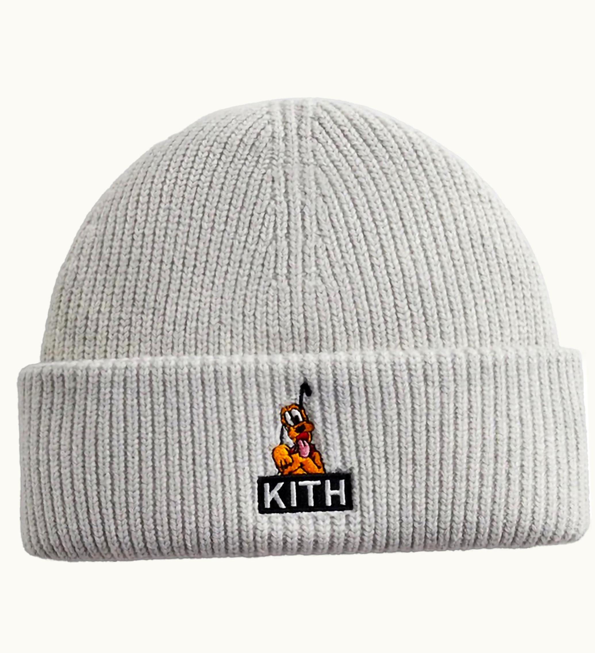 Kith Kith X Disney Mickey Friends Pluto Mia Beanie Light Heather Grey Ph