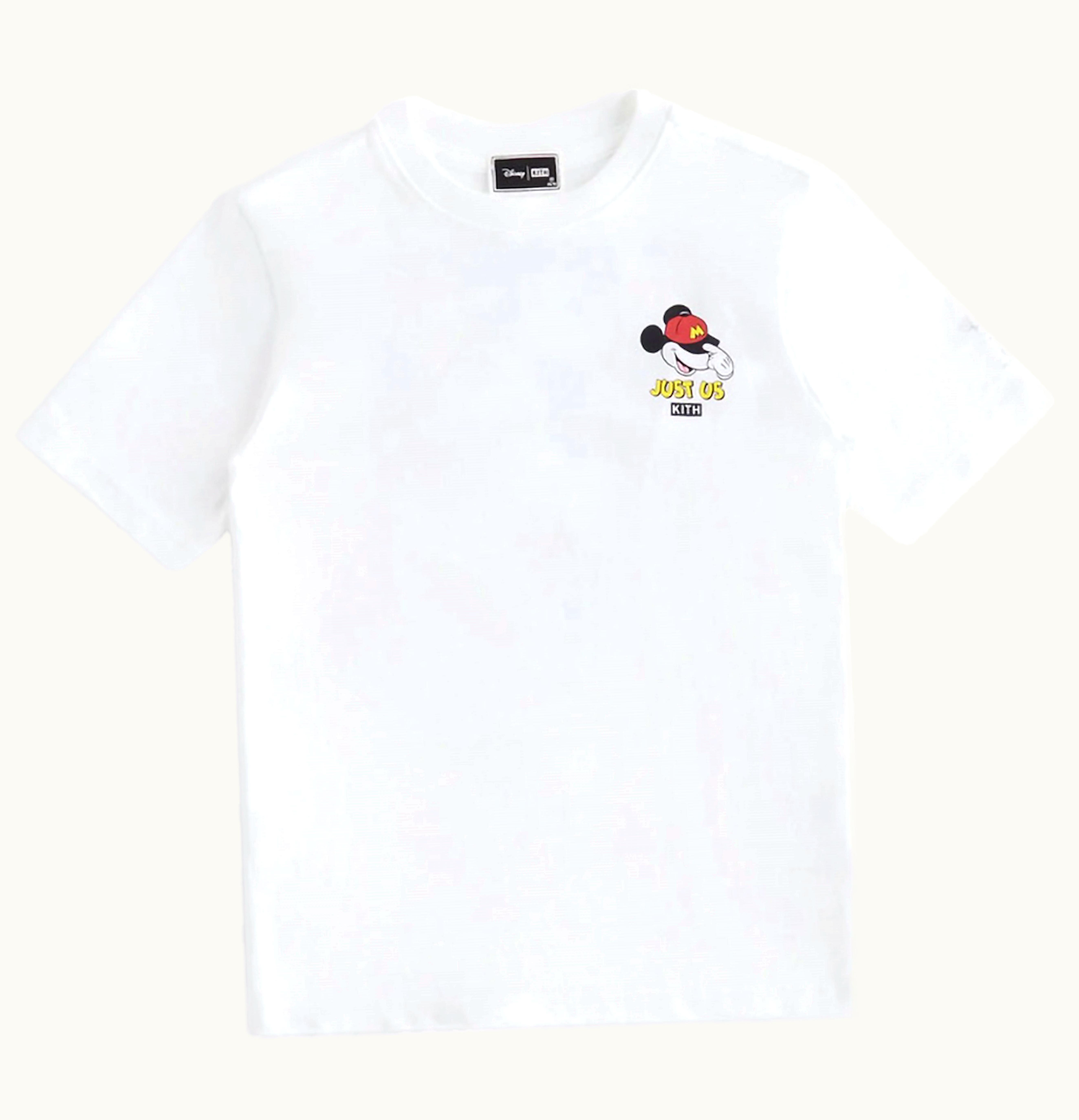 Kith Kith X Disney Kids Mickey Friends Family Portrait Vintage Tee White Ph