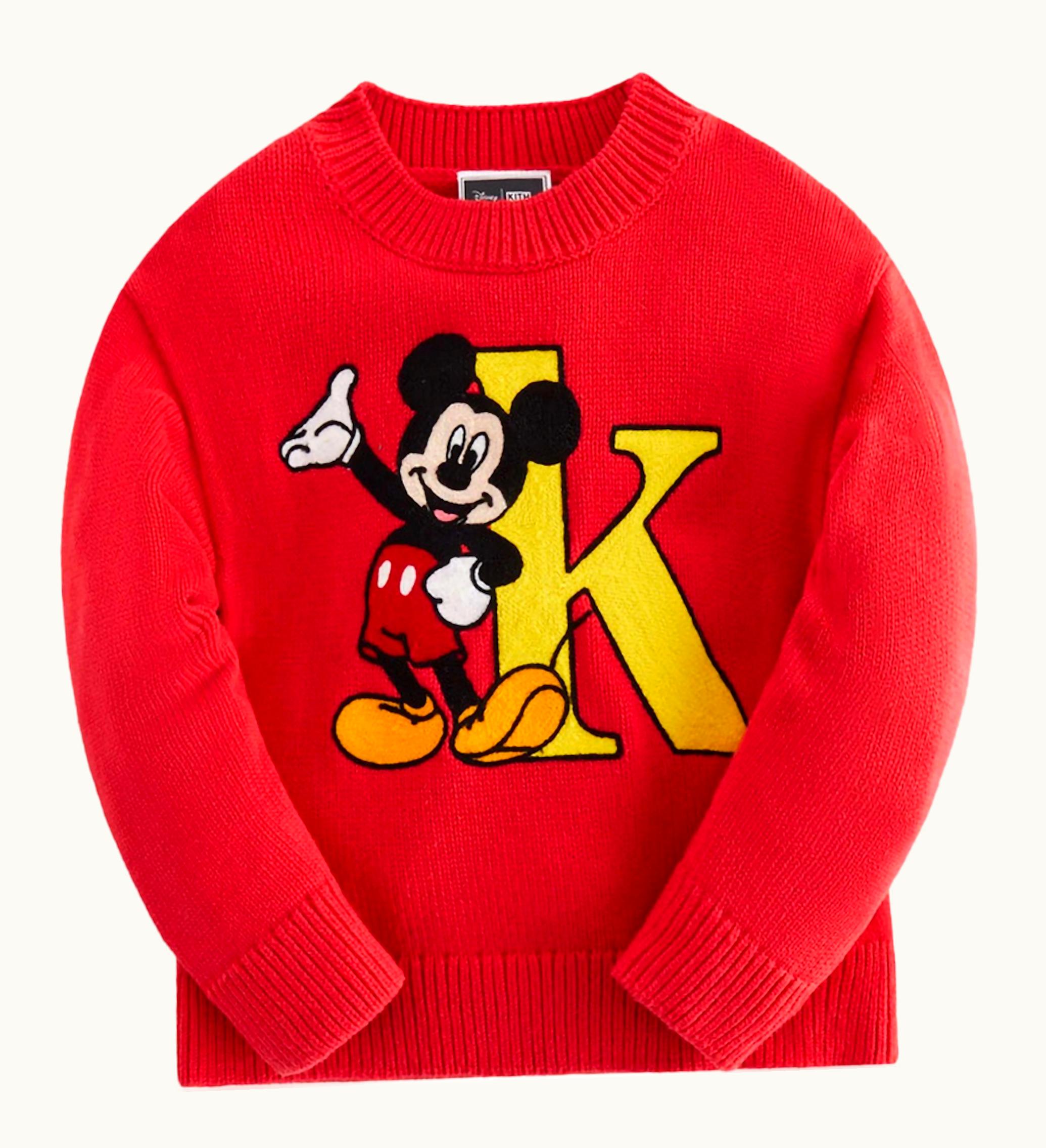 Kith Kith X Disney Kids Mickey Friends Mickey K Crewneck Sweater Fame Ph