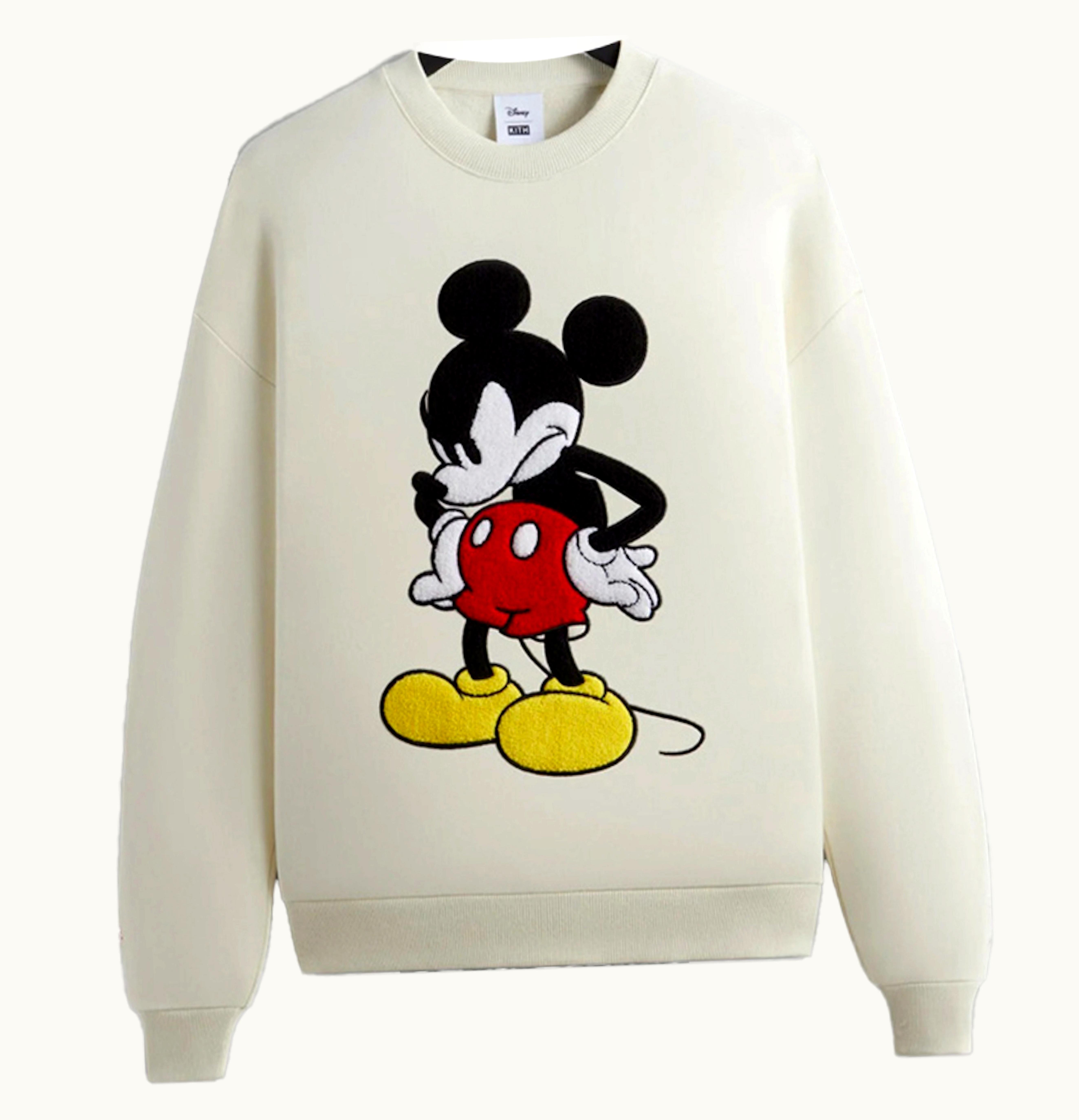 Kith Kith X Disney Mickey Friends Mad Mickey Vintage Crewneck Sandrift Ph