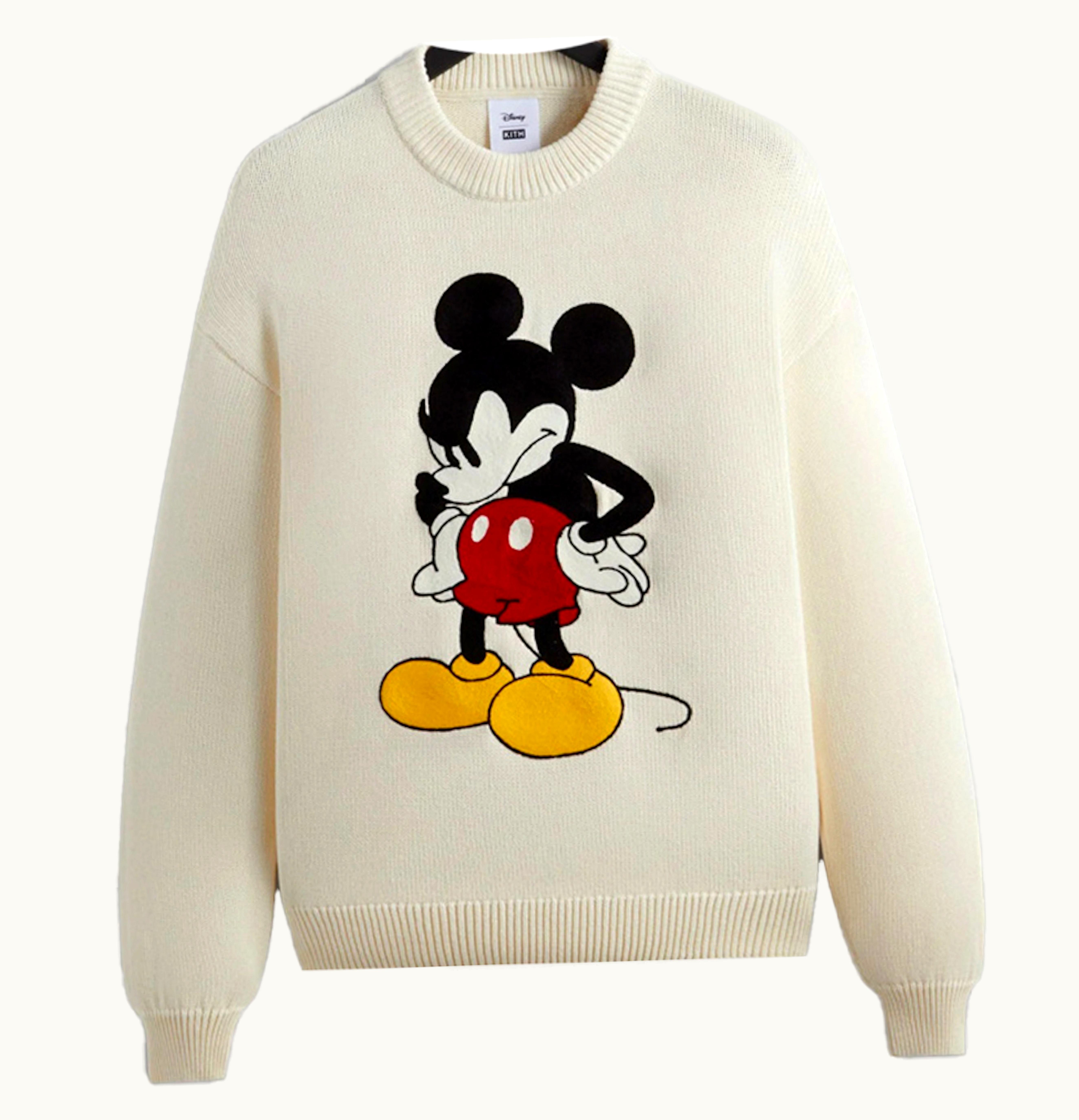 Kith Kith X Disney Mickey Friends Mickey Crewneck Sweater Sandrift Ph