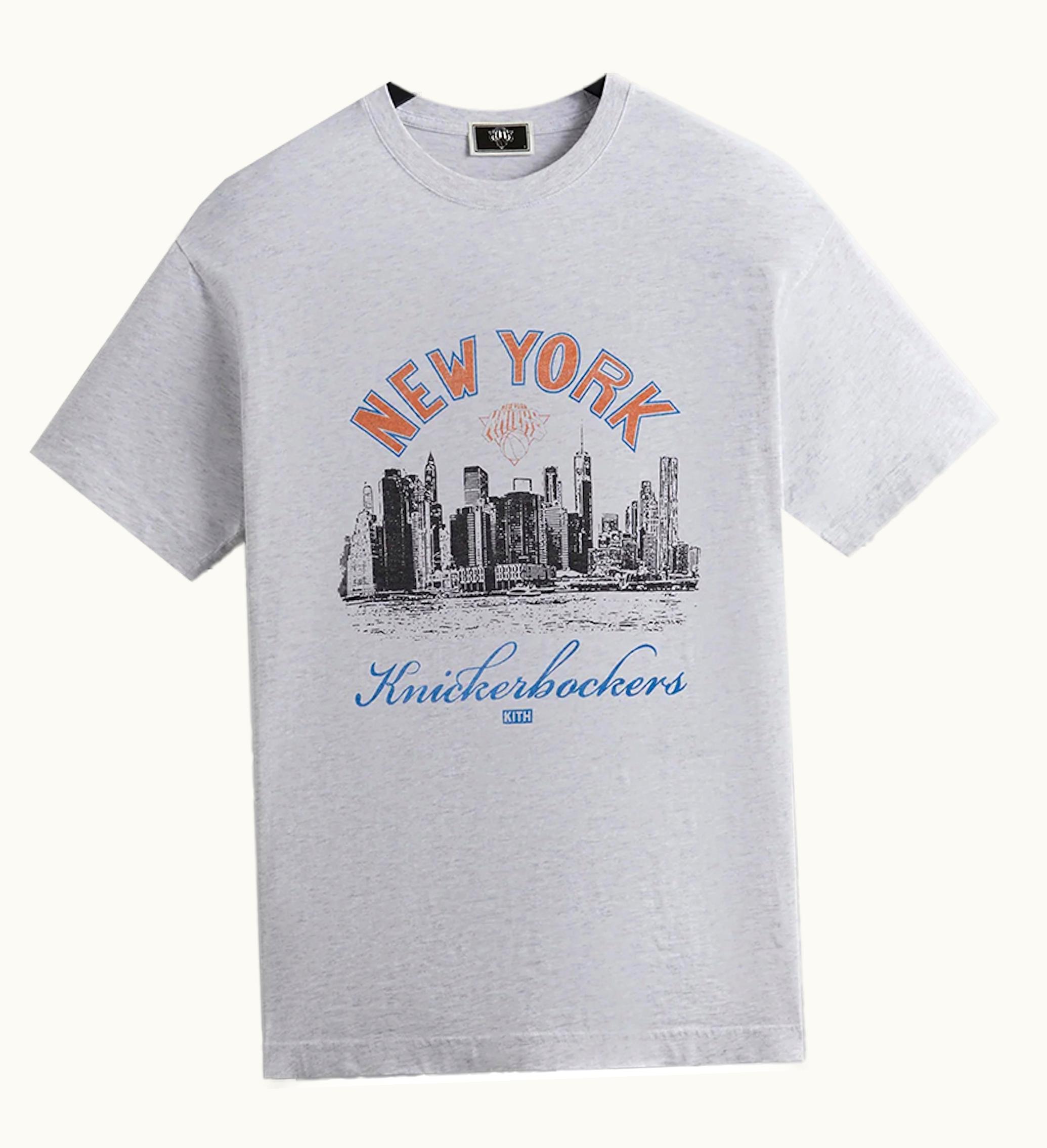 Kith Kith New York Knicks Skyline Vintage Tee Light Heather Grey