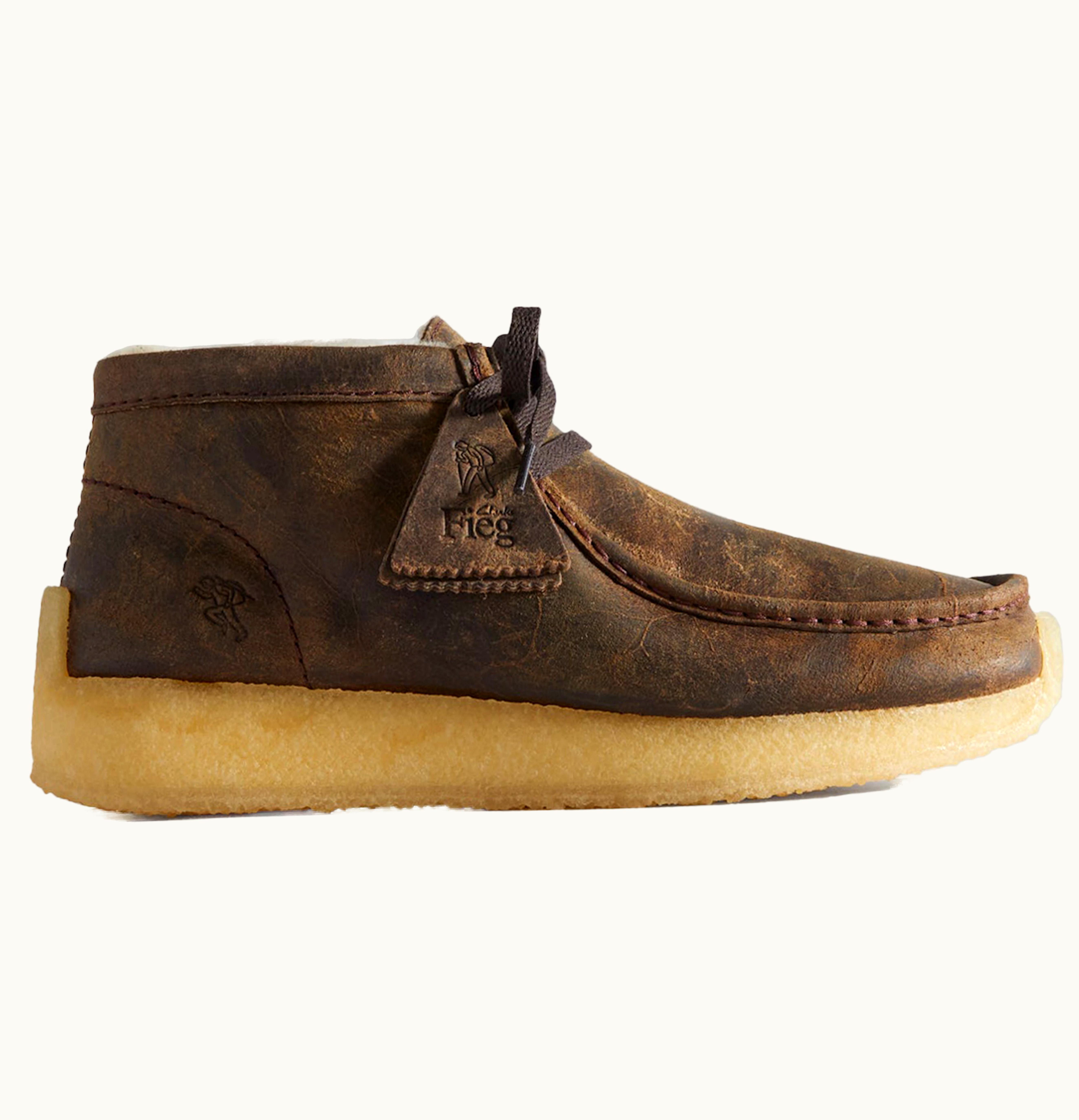 Clarks Clarks Originals Rossendale Boot Ronnie Fieg 8th Street Shearling Chocolate