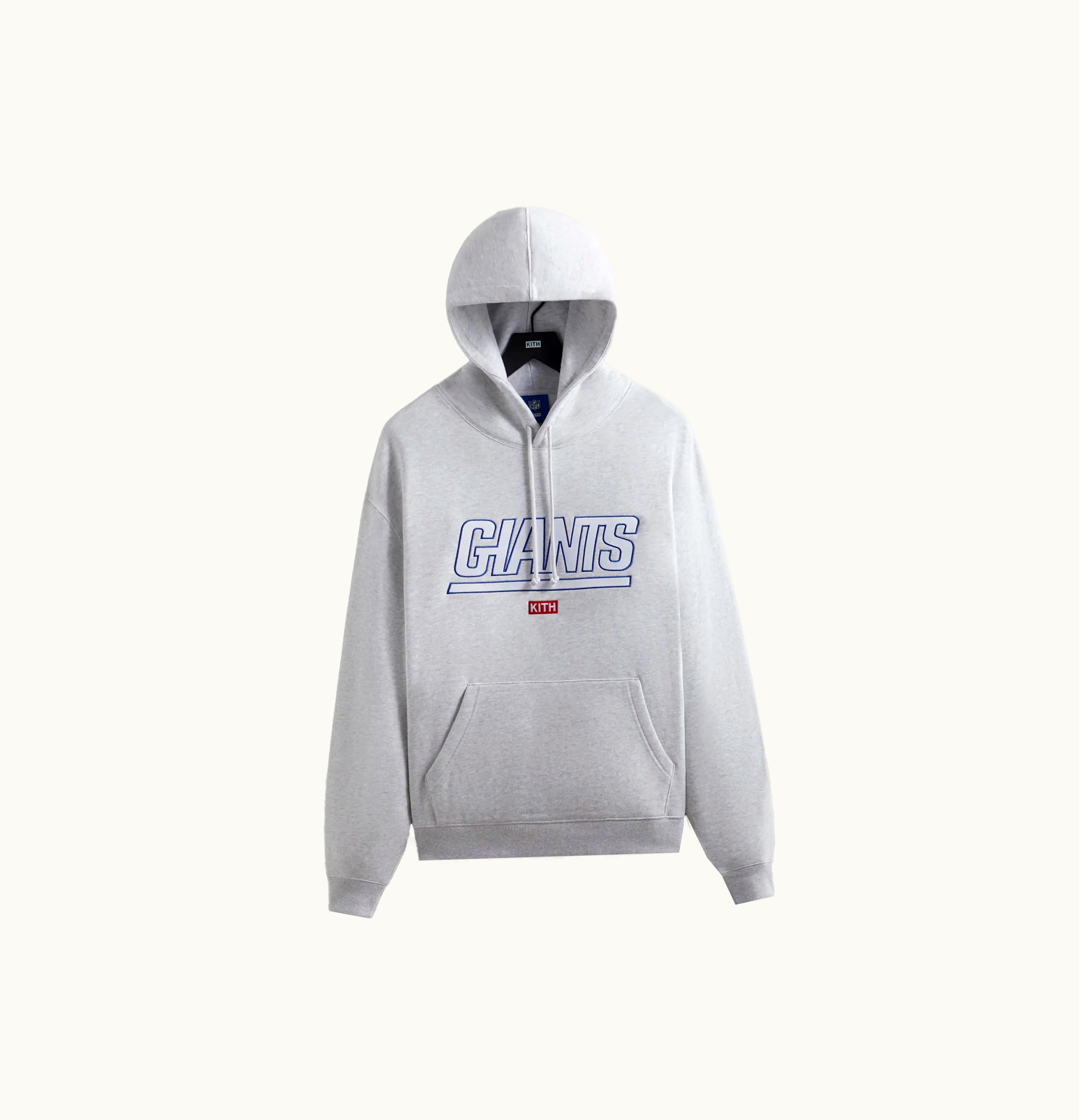 Kith Kith X NFL Giants Laurel Hoodie Light Heather Grey