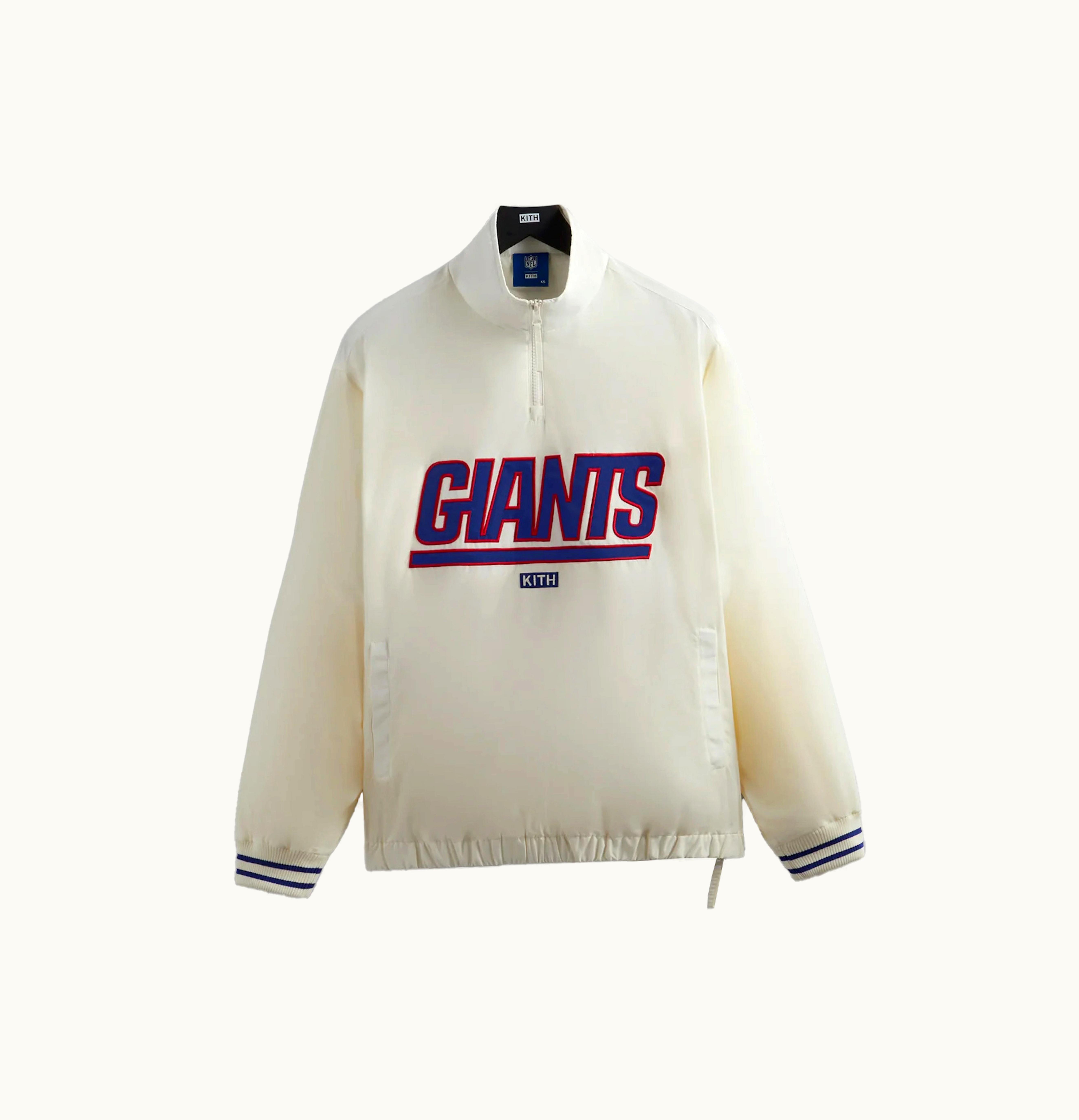 Kith Kith X NFL Giants Nylon Mock Neck Quarter Zip Nano