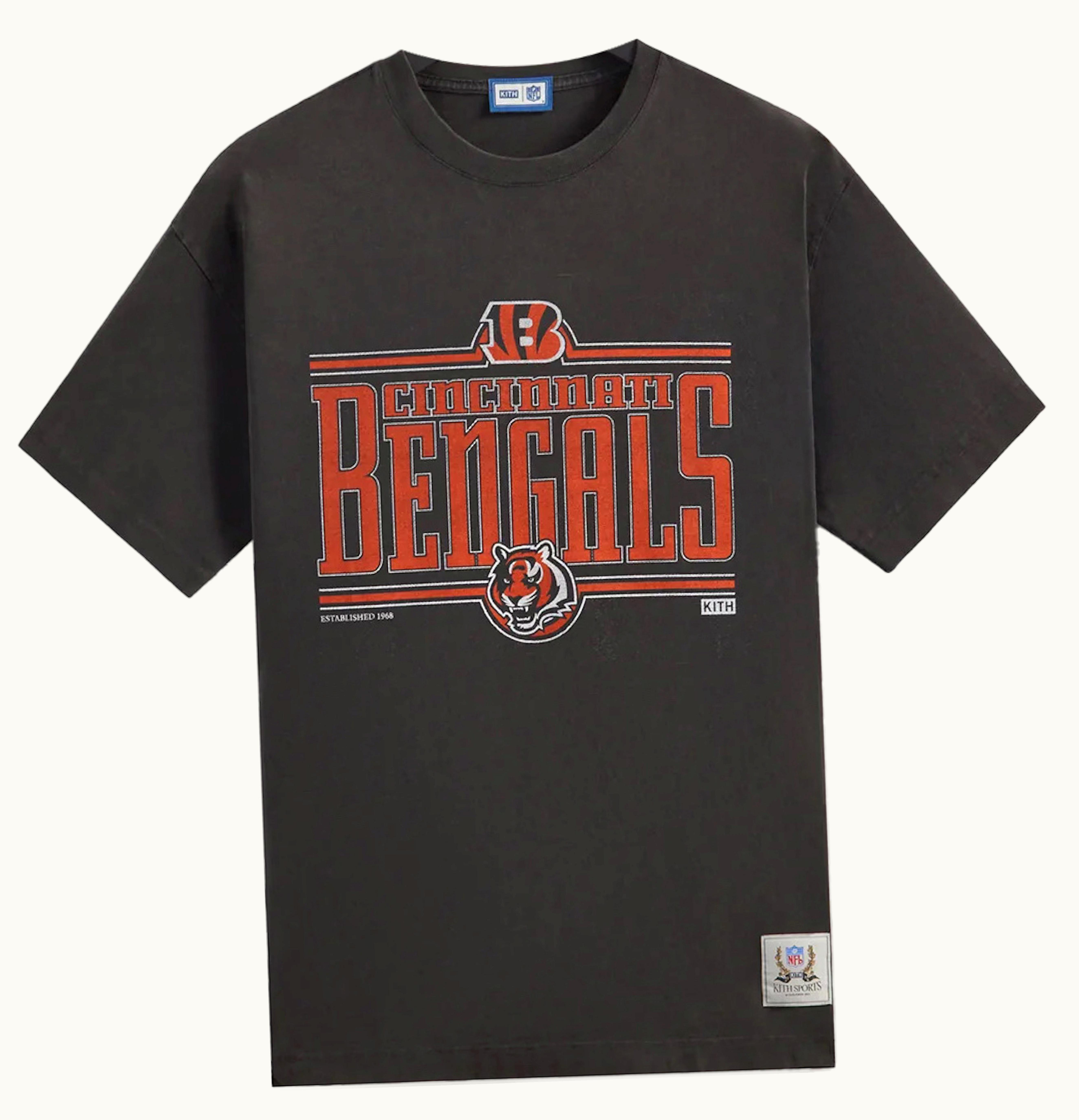 Kith Kith X NFL Bengals Vintage Tee Black