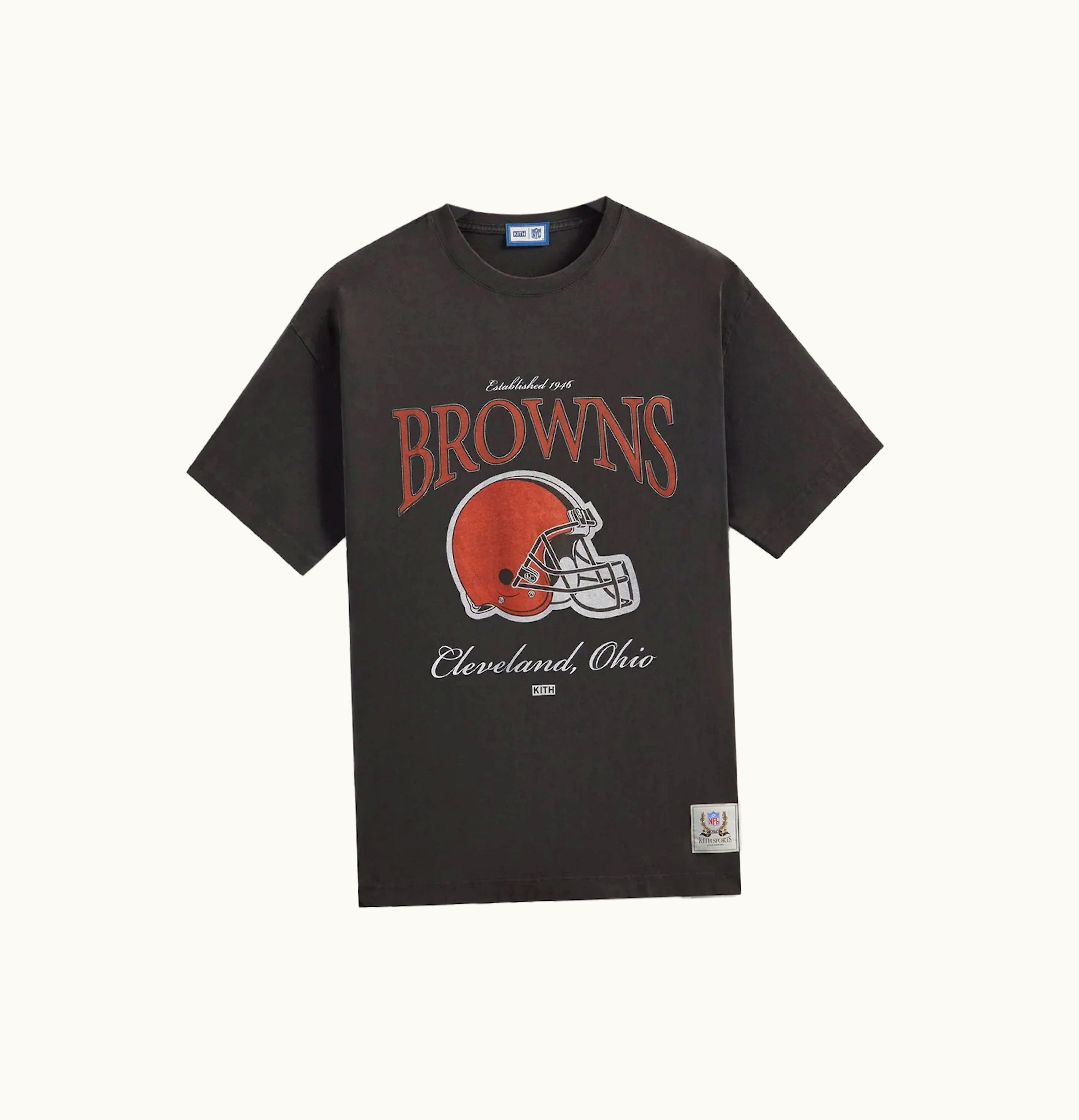 Kith Kith X NFL Browns Vintage Tee Black