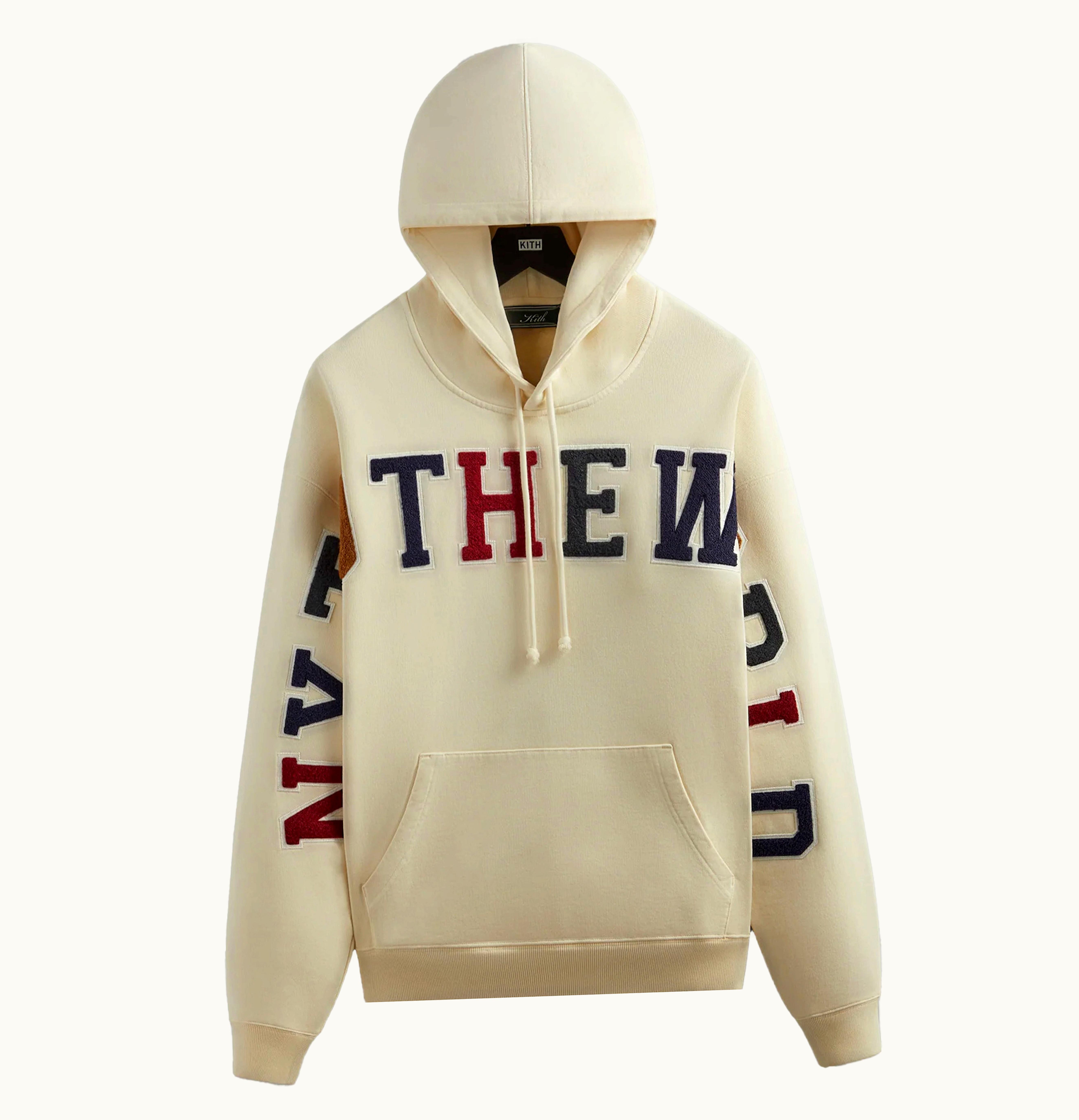 Kith Kith NY To The World Nelson Hoodie Sandrift