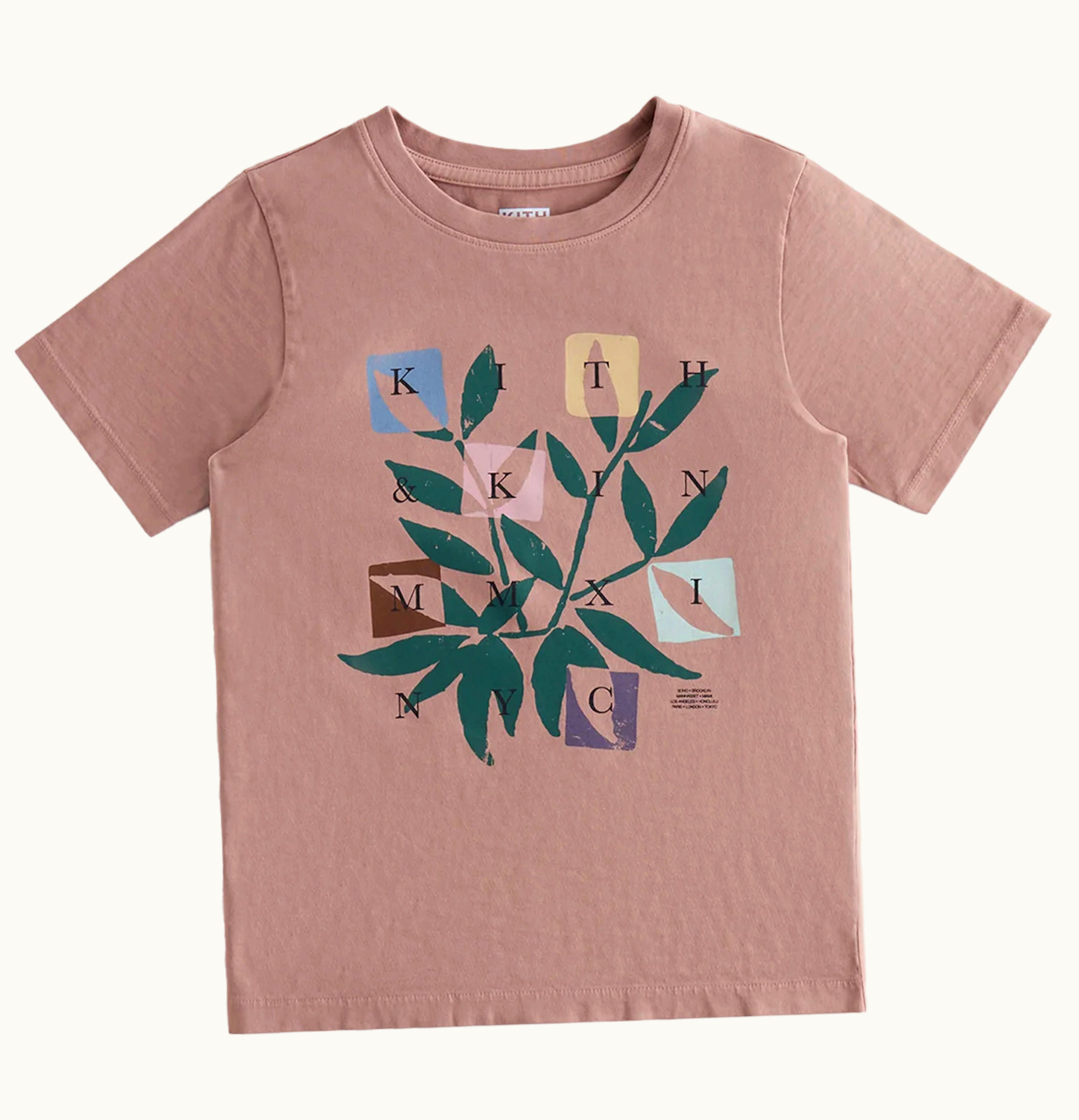 Kith Kith Kids MMxi Vintage Tee Dusty Mauve