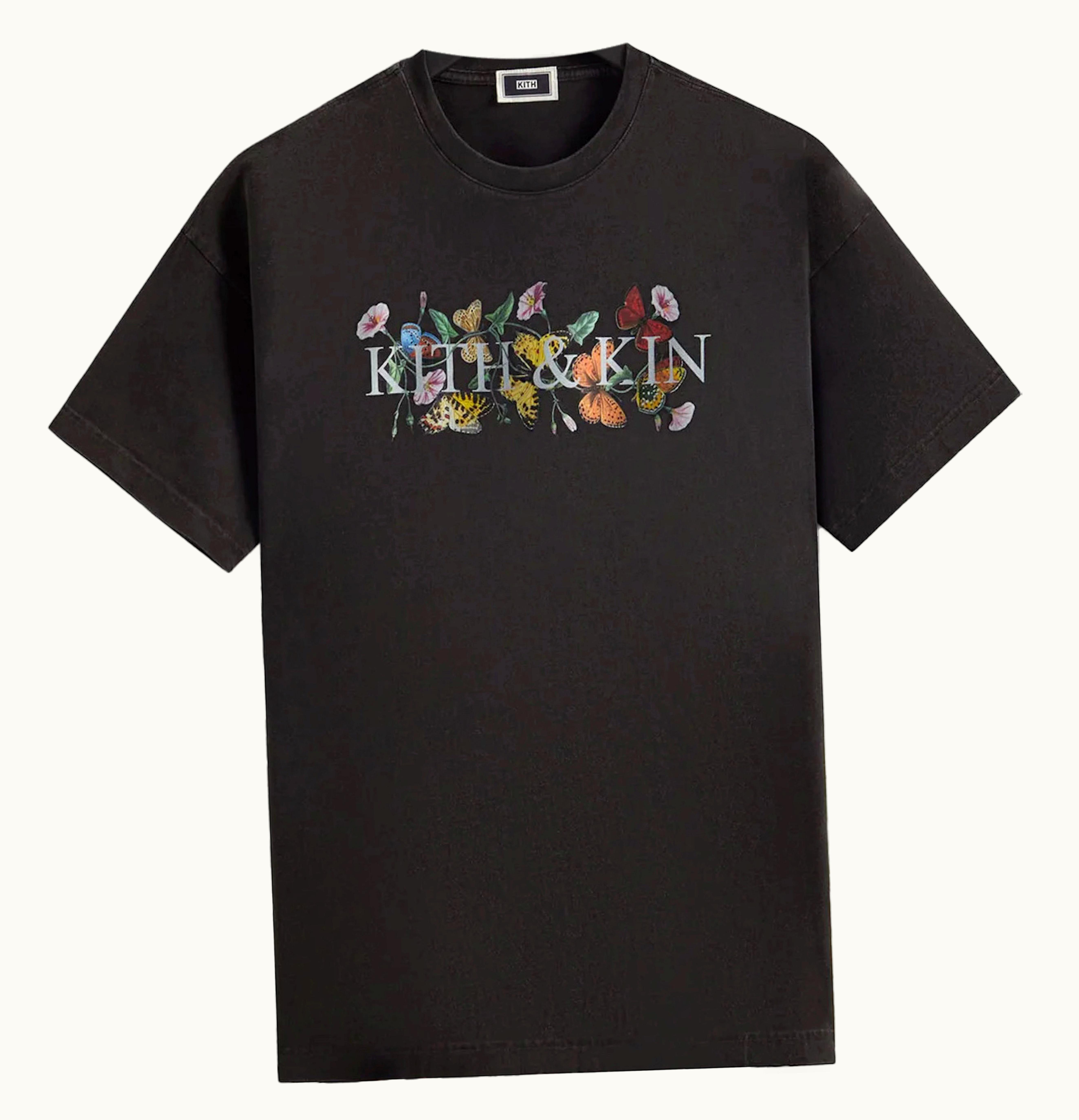 Kith Kith Kin Butterfly Vintage Tee Black