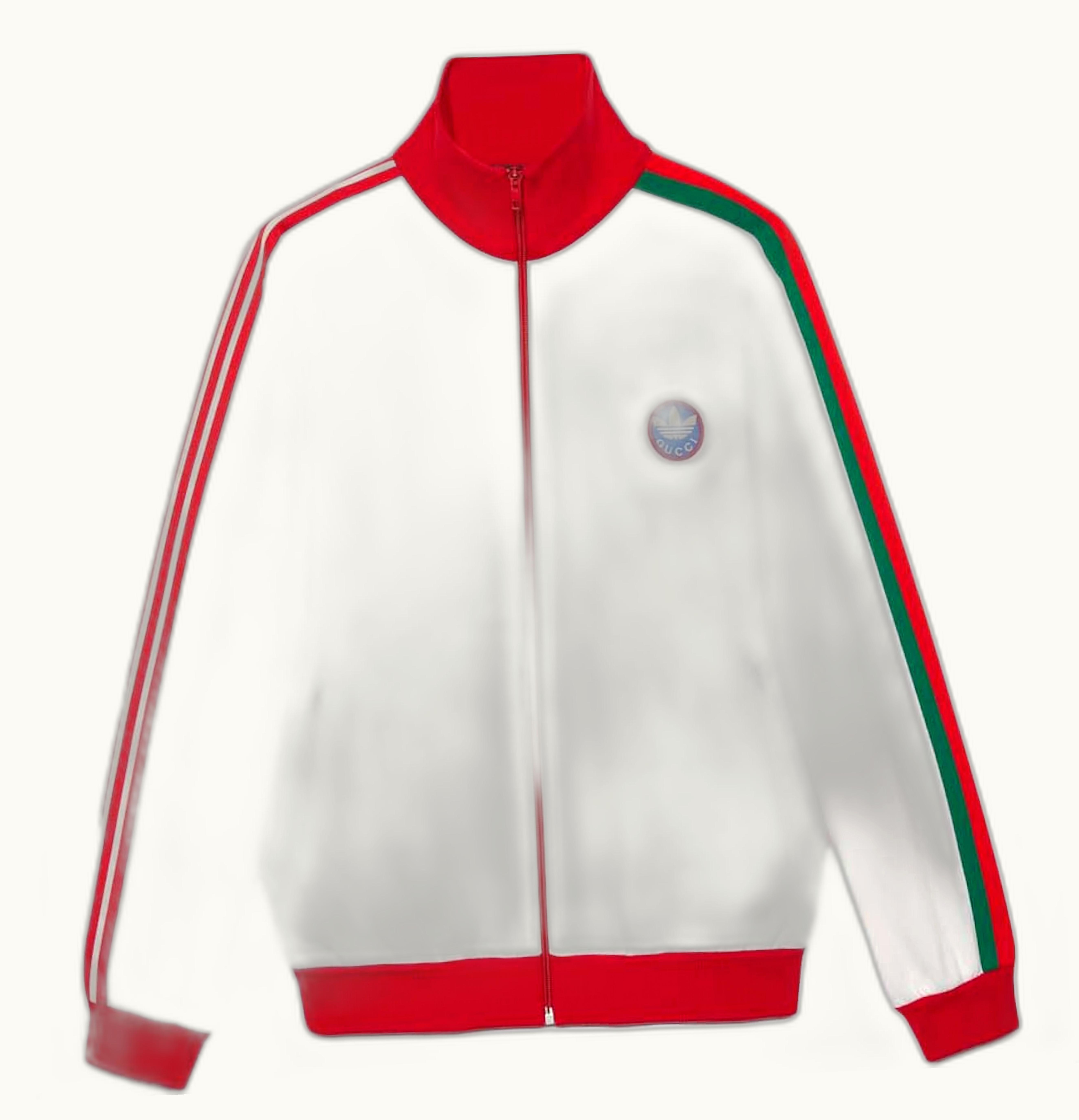 Gucci Gucci x adidas Cotton Jersey Jacket White