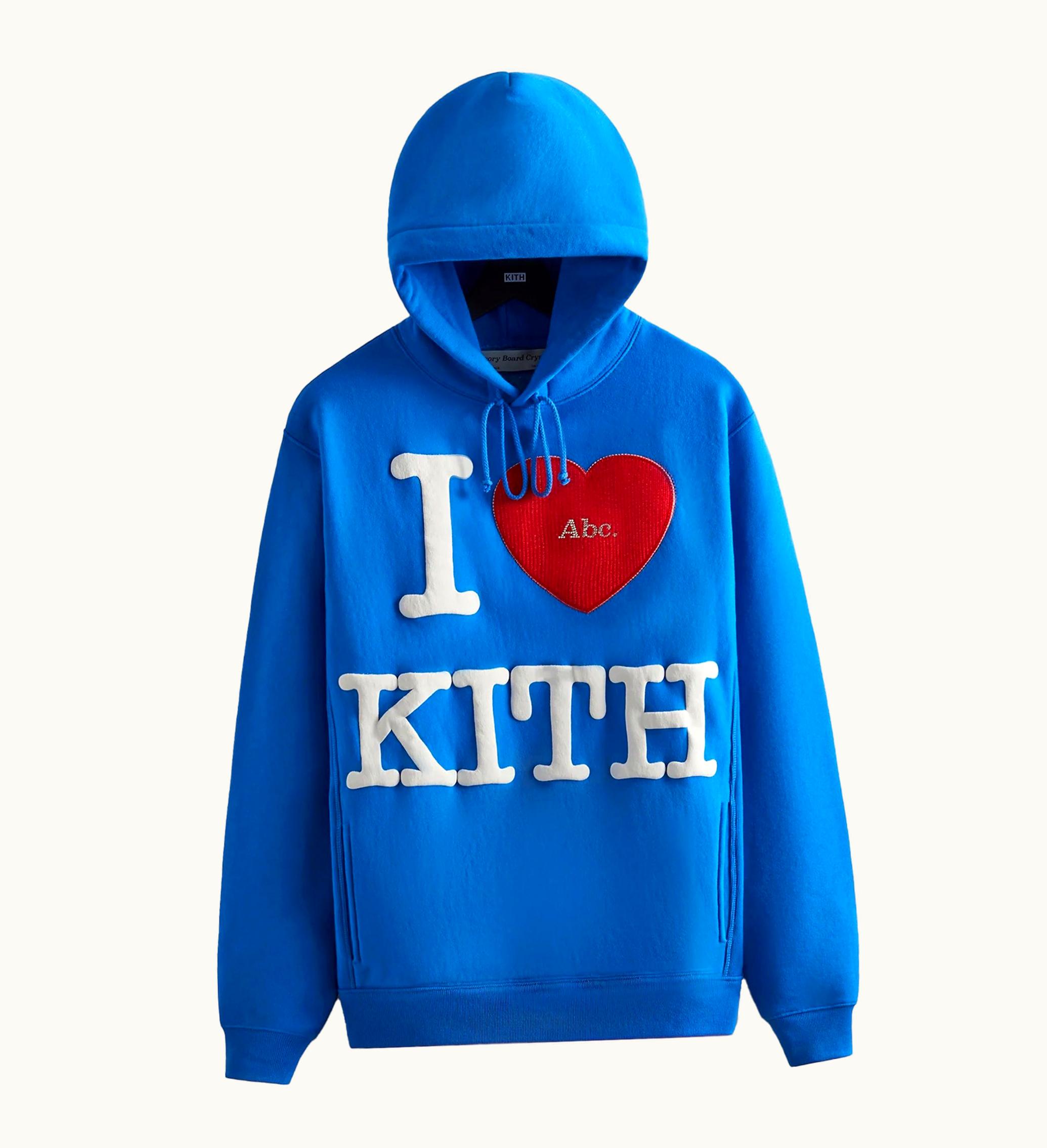 Kith Kith Advisory Board Crystals I Love Kith Hoodie Blue