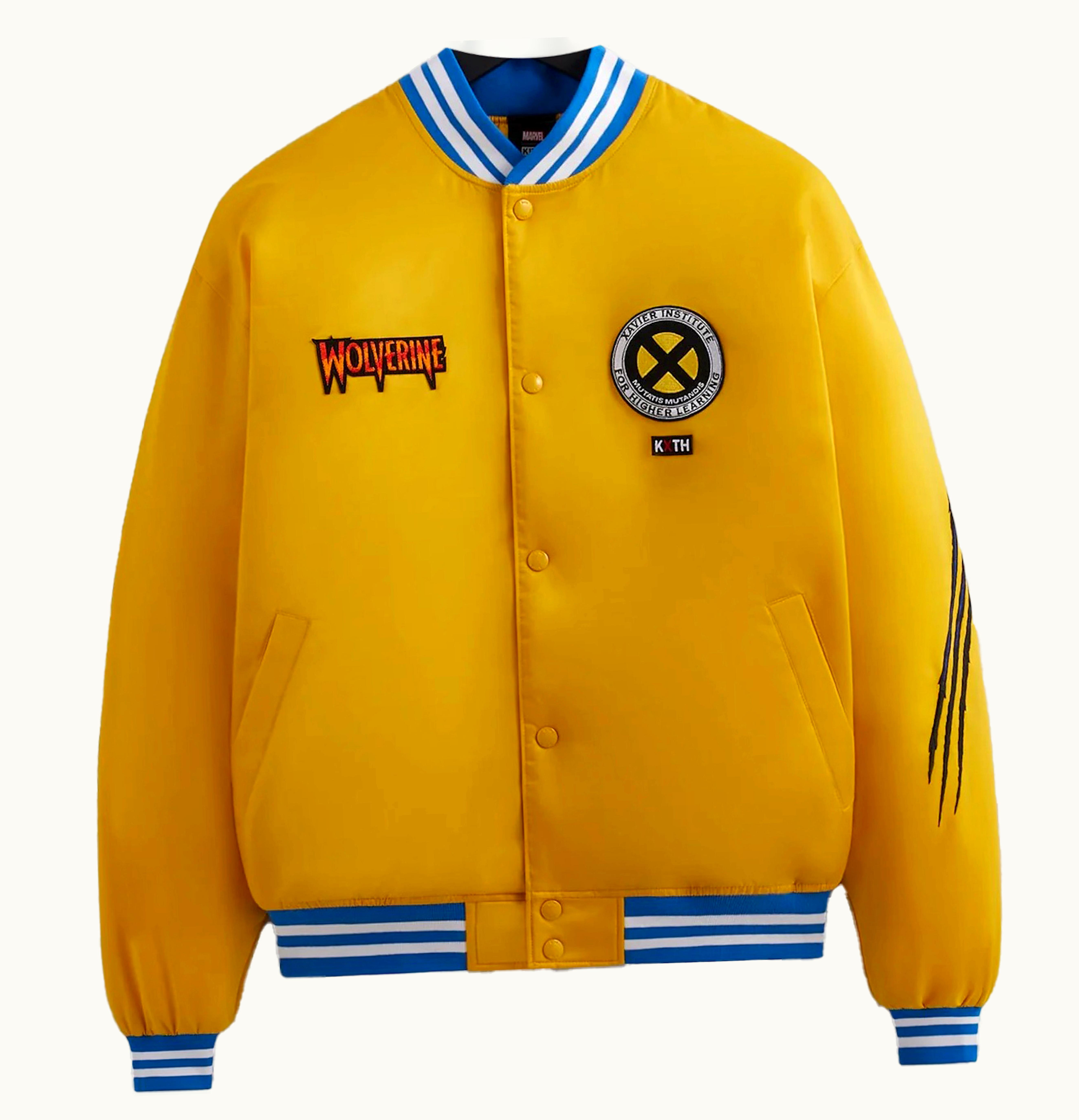 Kith Kith X Marvel X Men Cyclops Satin Bomber Jacket Power Ph