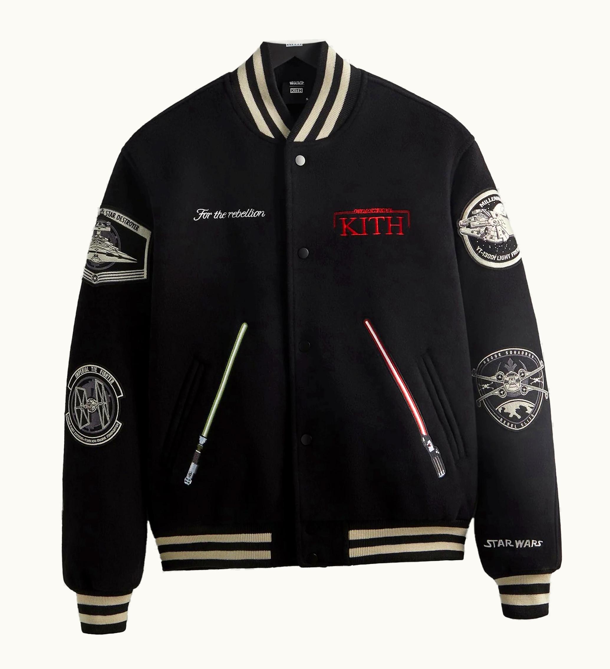 Kith Kith X Star Wars Jedi Varsity Jacket Black Ph