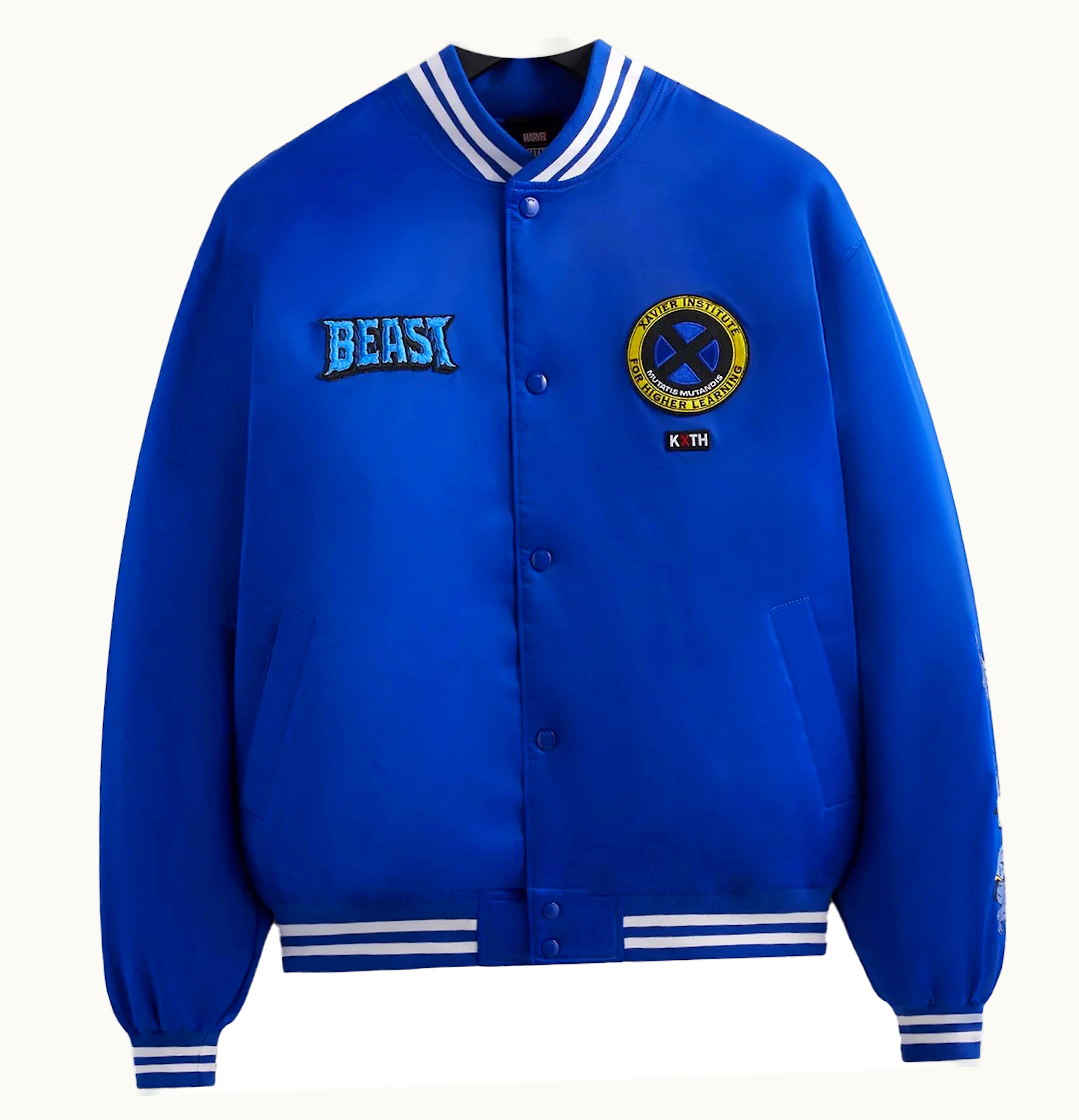 Kith Kith X Marvel X Men Cyclops Satin Bomber Jacket Cyclone Ph