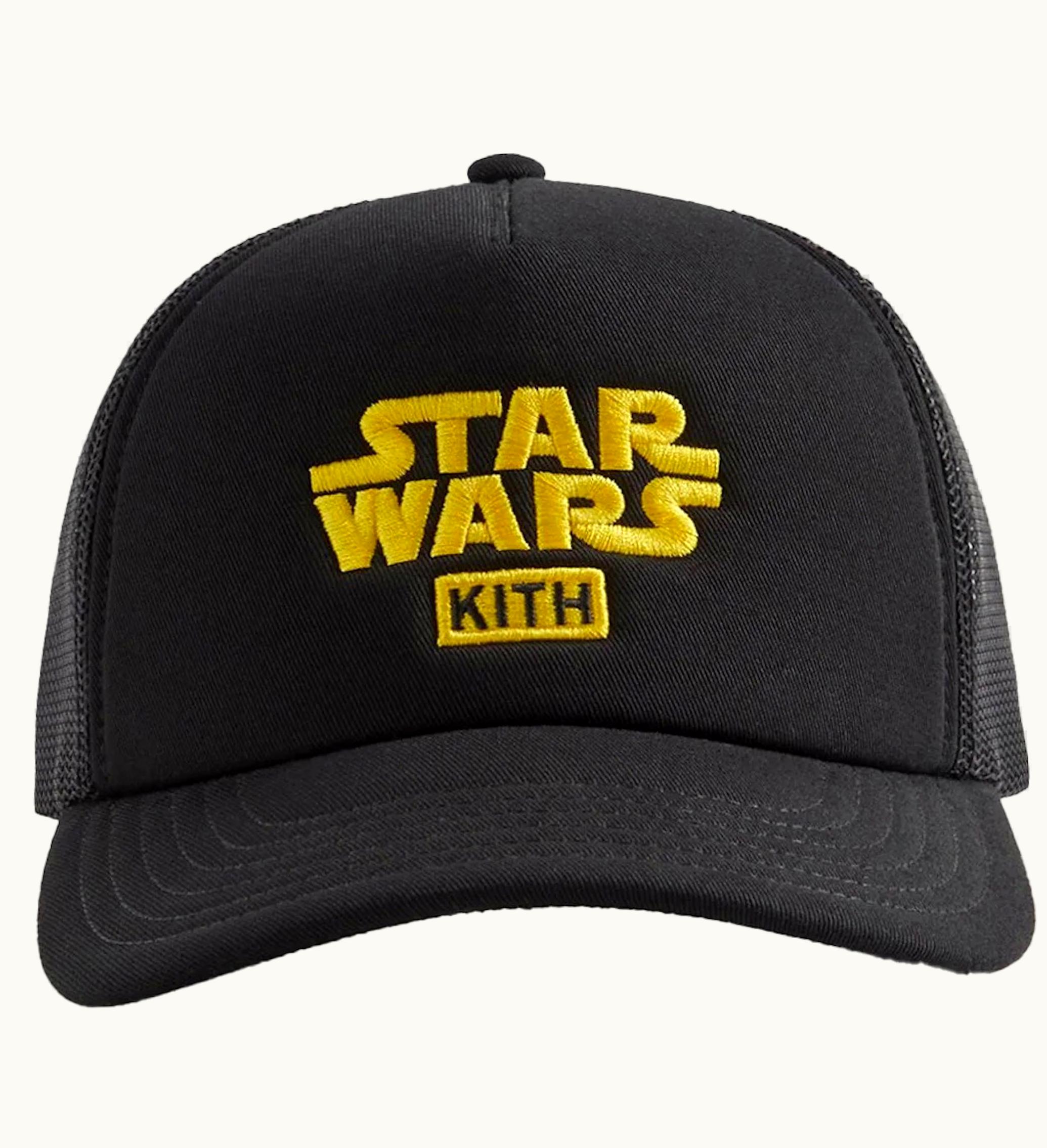 Kith Kith X Star Wars Cotton Twill Foam Trucker Hat Black Ph