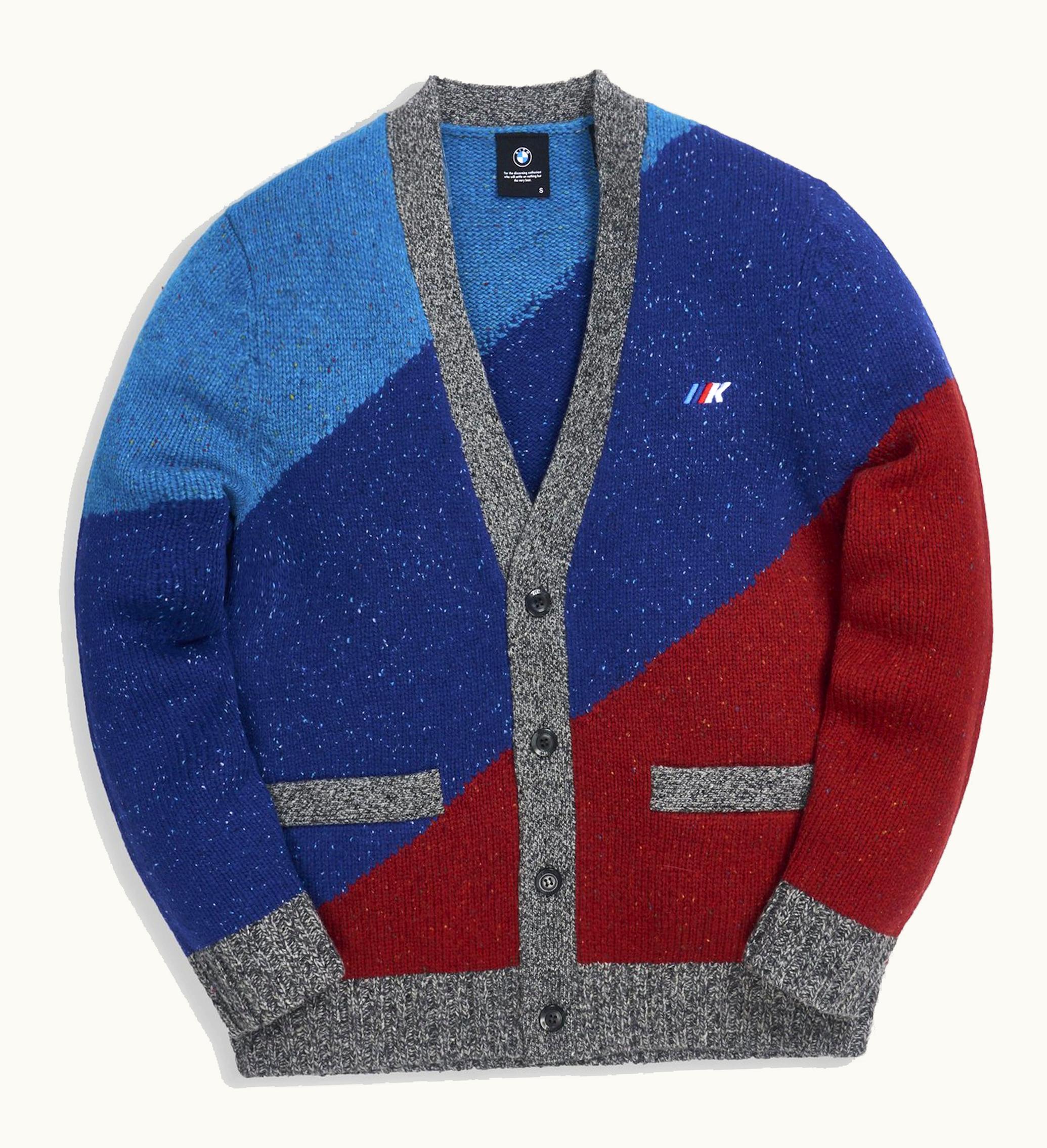 Kith Kith X BMW Colorblock Cardigan Blue Multi