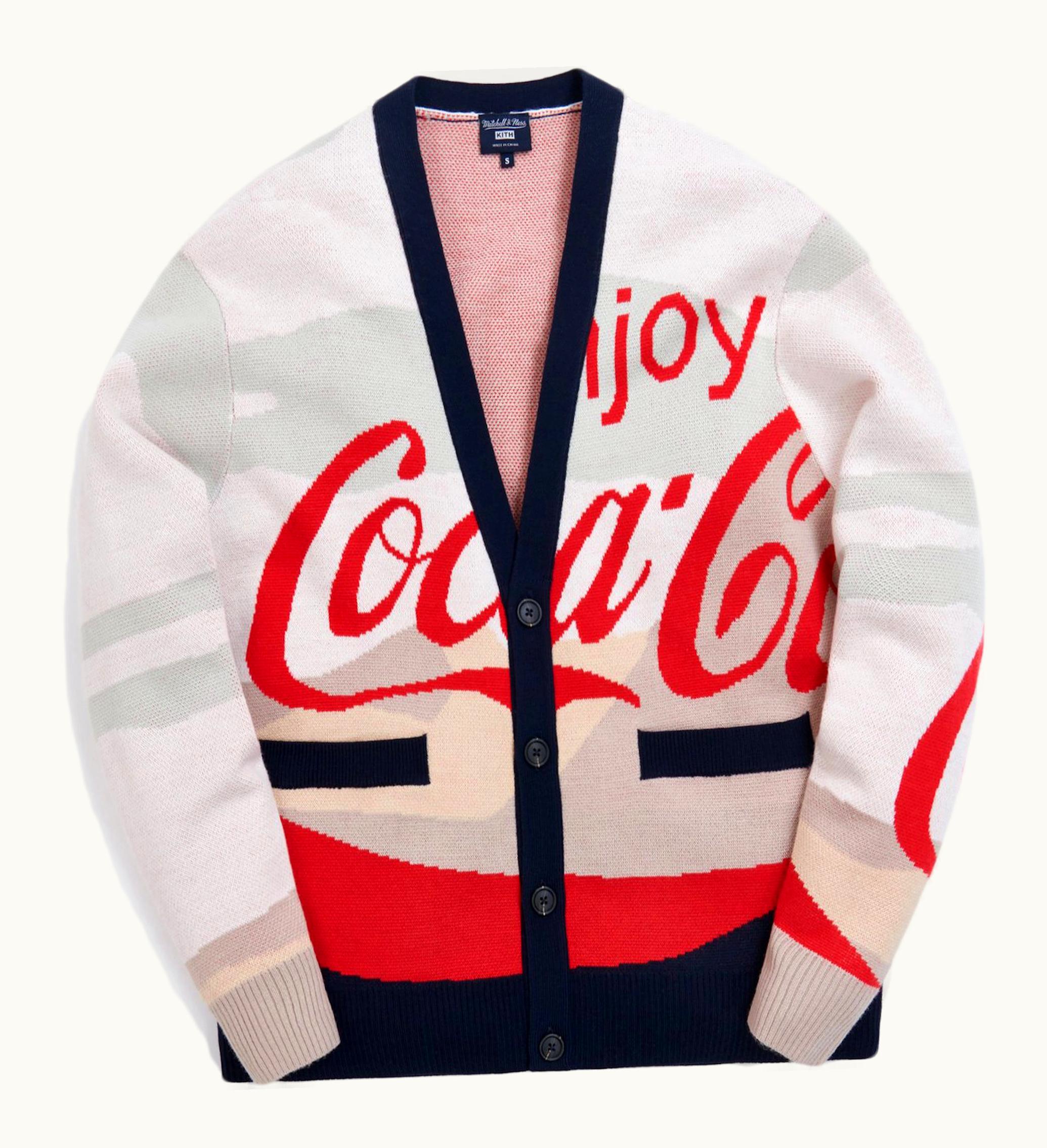 Kith Kith X Coca Cola X Mitchell Ness Coke Mountains Cardigan Multi