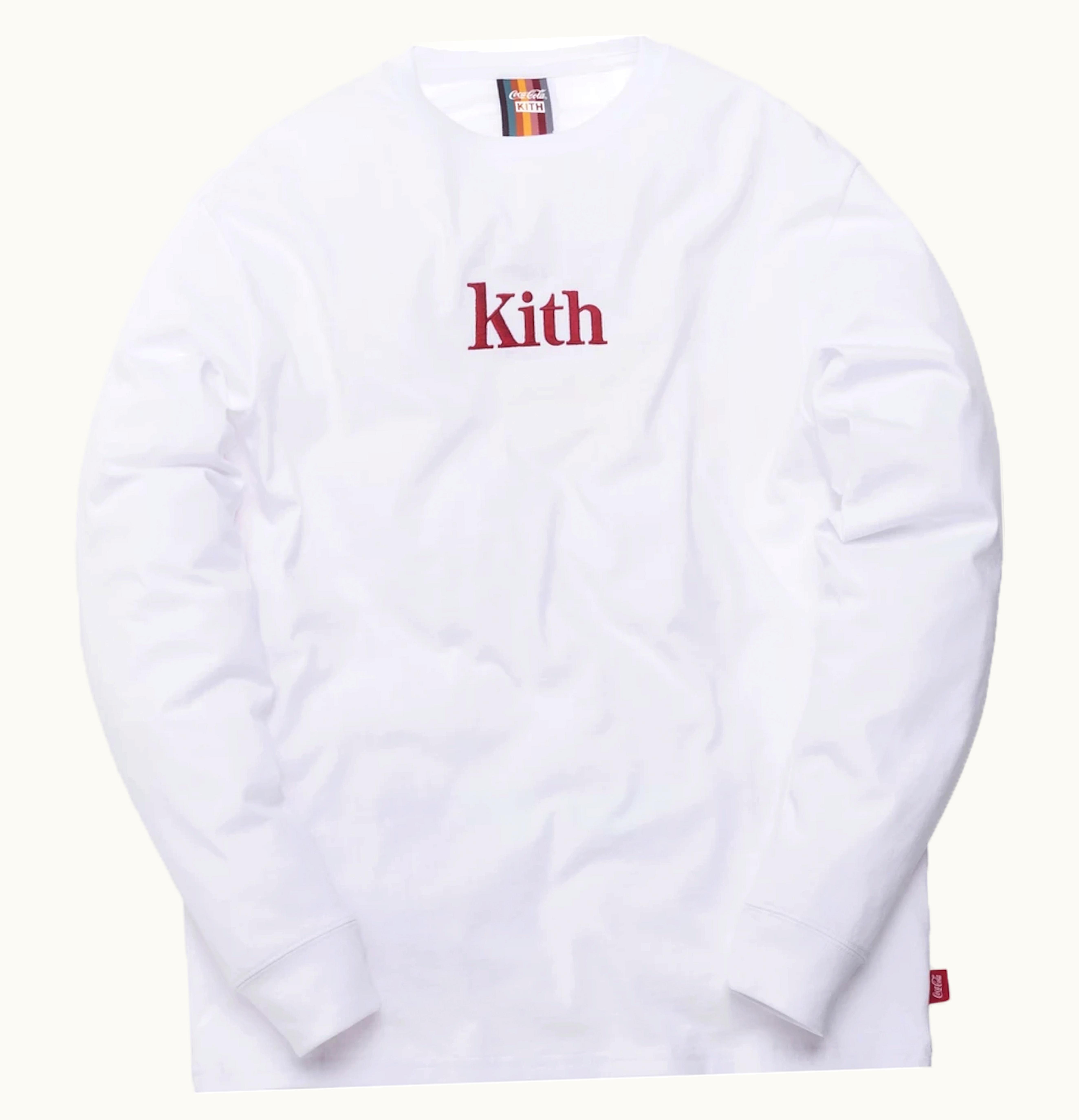 Kith Kith X Coca Cola Enjoy Bottle L S Tee White
