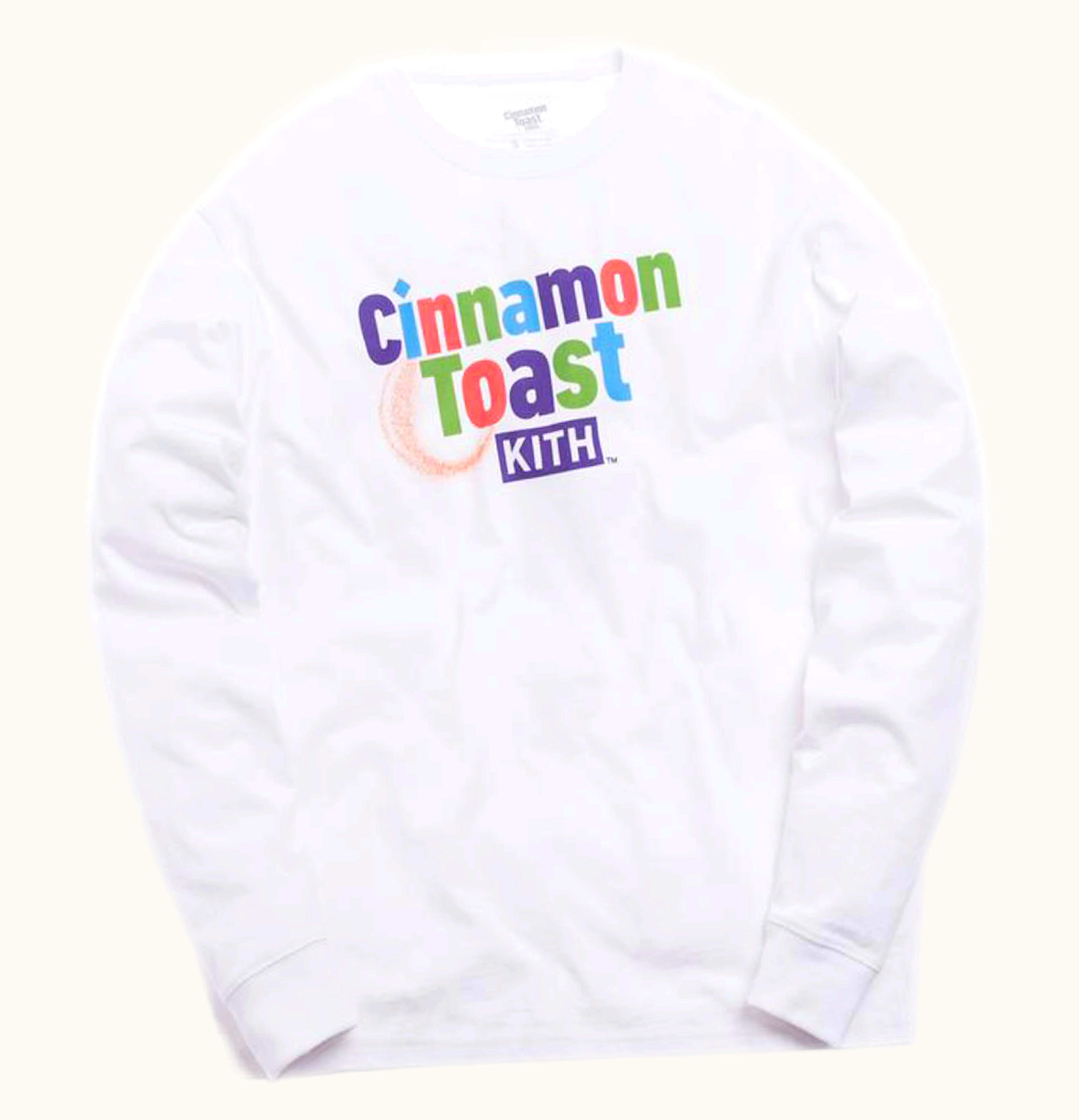 Kith Kith Treats X Cinnamon Toast Crunch Cereal Box L S Tee White