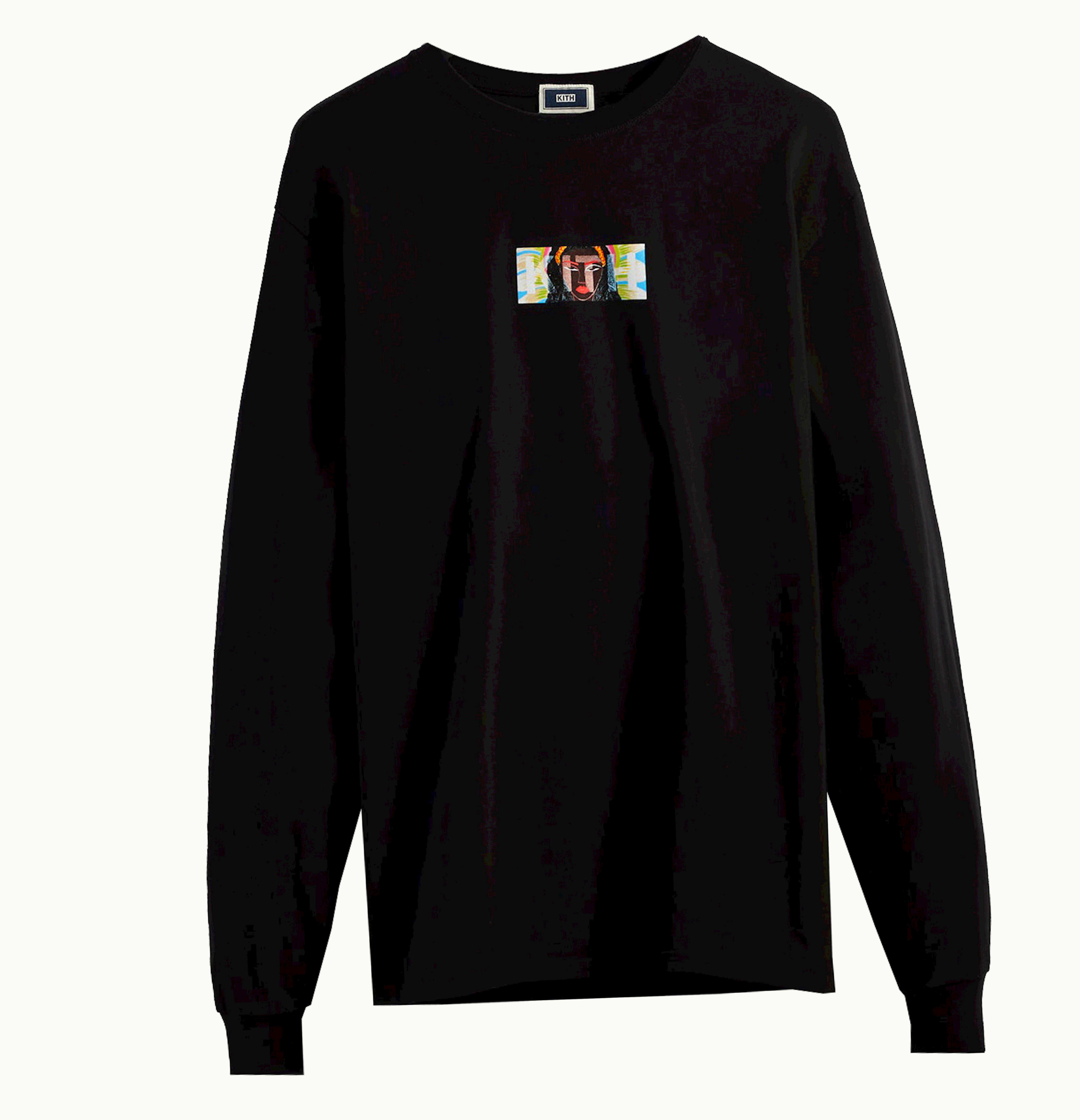 Kith Kith Delphine Desane Classic Logo L S Tee Black