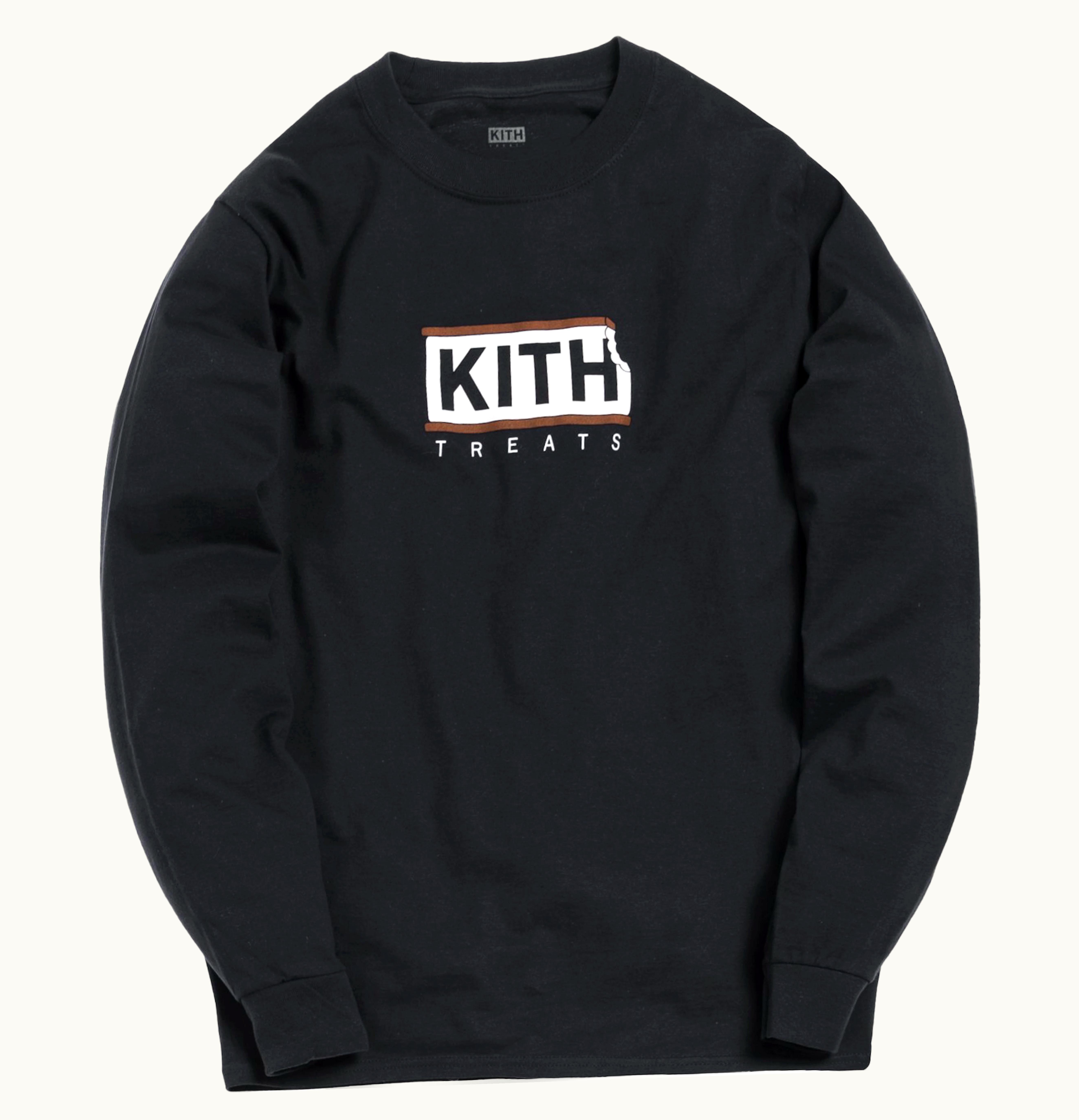 Kith Kith Treats Ice Cream Sandwich L S Tee Black