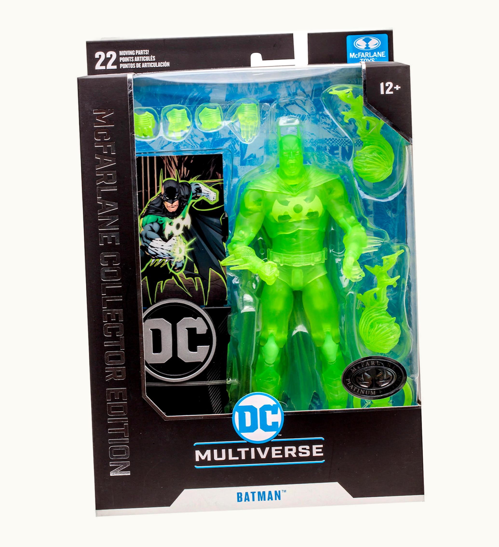 Mcfarlane Toys DC Multiverse Batman As Green Lantern 07 Platinum Edition Chase Action Figure Green