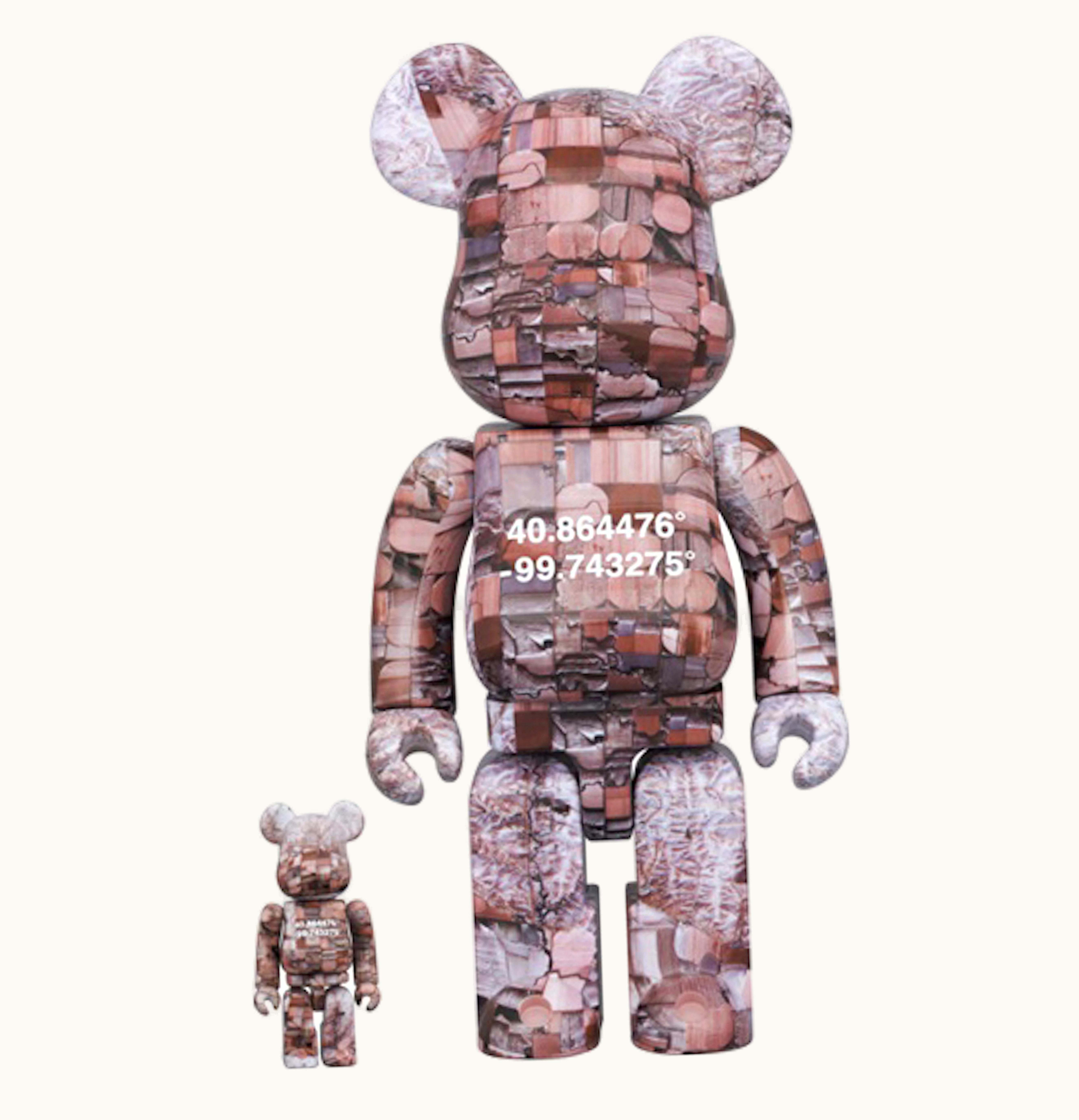 Bearbrick Bearbrick X Benjamin Grant Overview Nebraska 100 400 Set