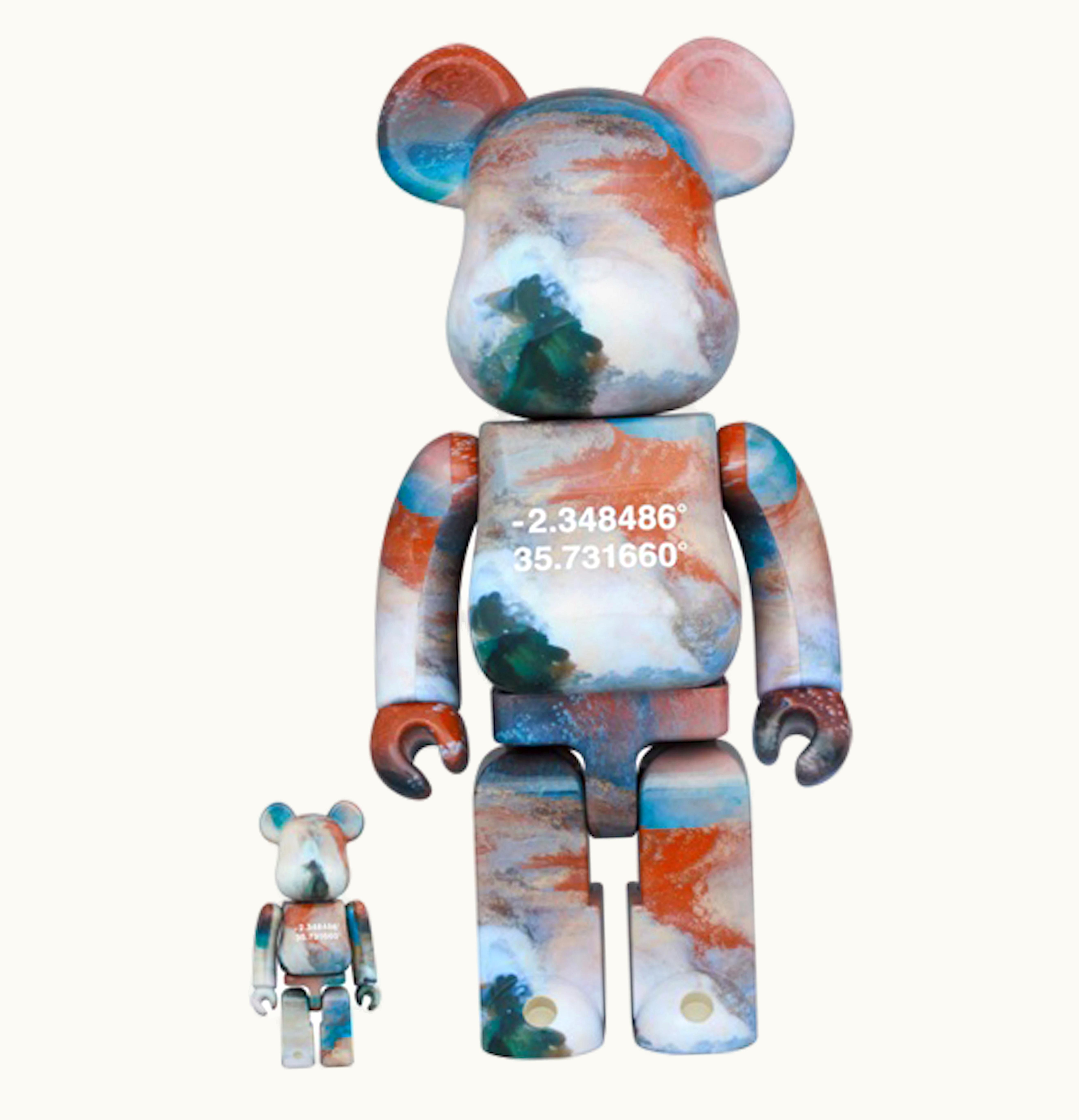Bearbrick Bearbrick X Benjamin Grant Overview Lake Natron 100 400 Set