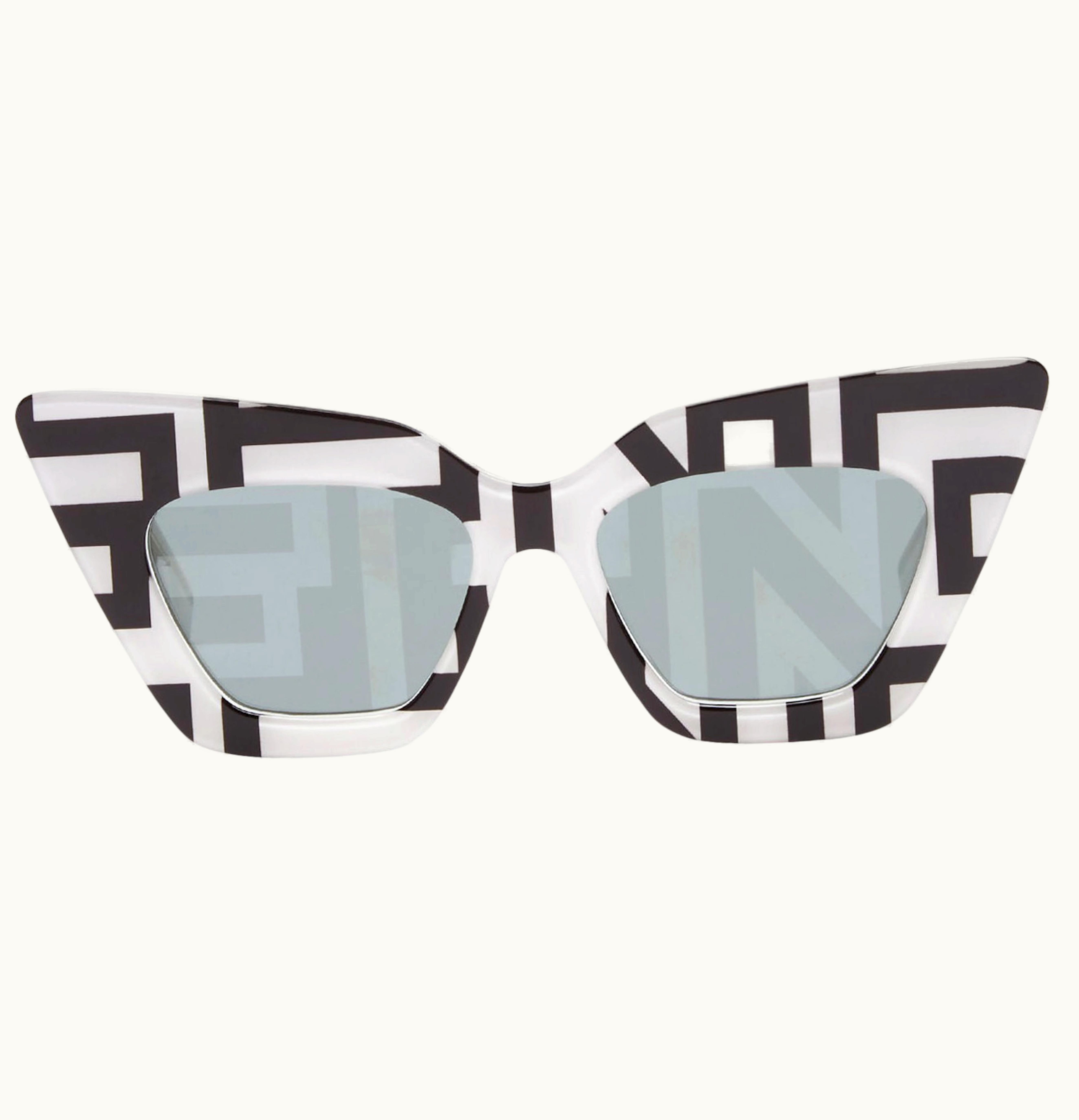 Fendi By Marc Jacobs The Fendi Oversized Cat Eye White Acetate Sunglasses