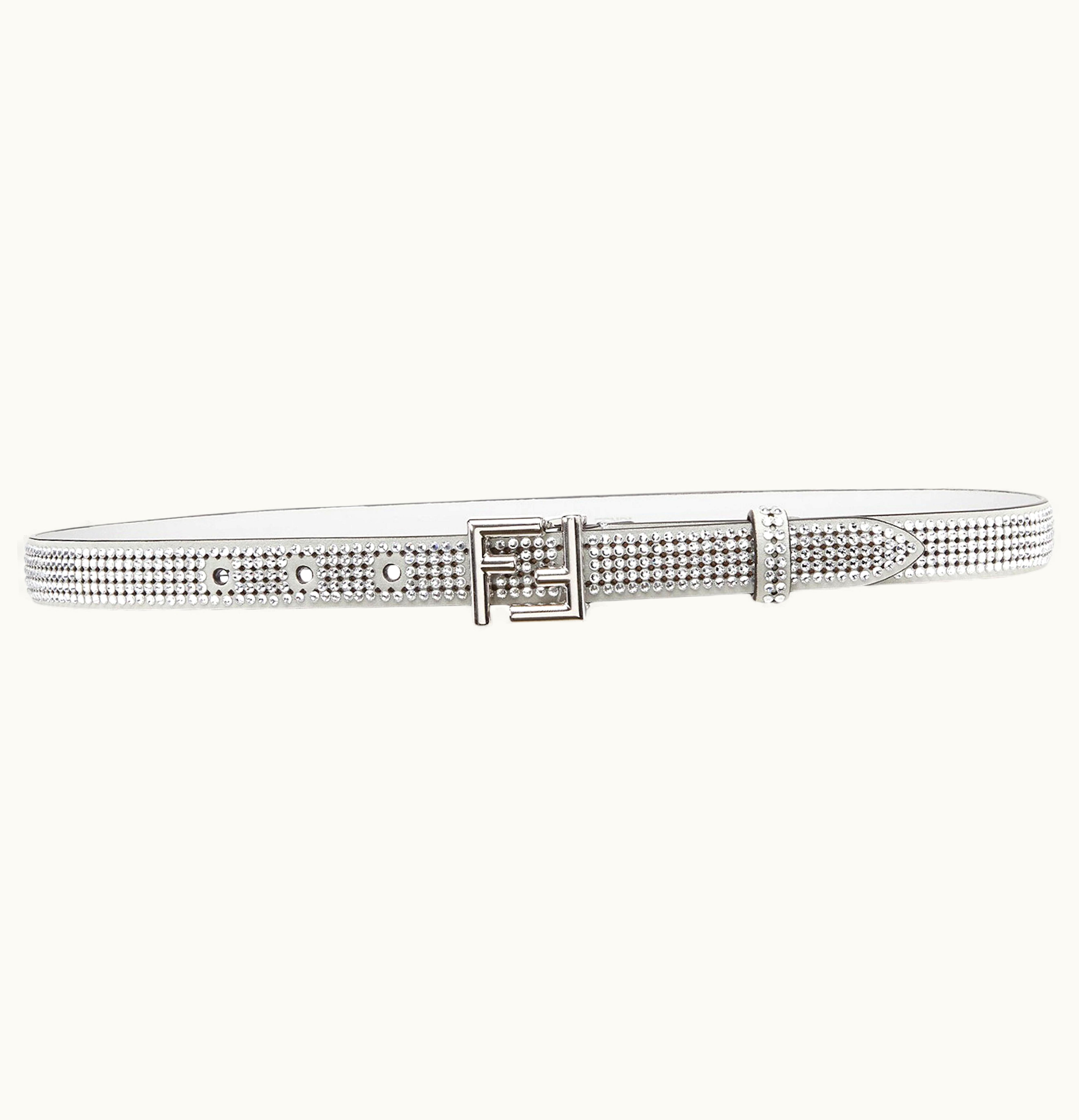 Fendi By Marc Jacobs FF Belt Belt With All Over Crystals
