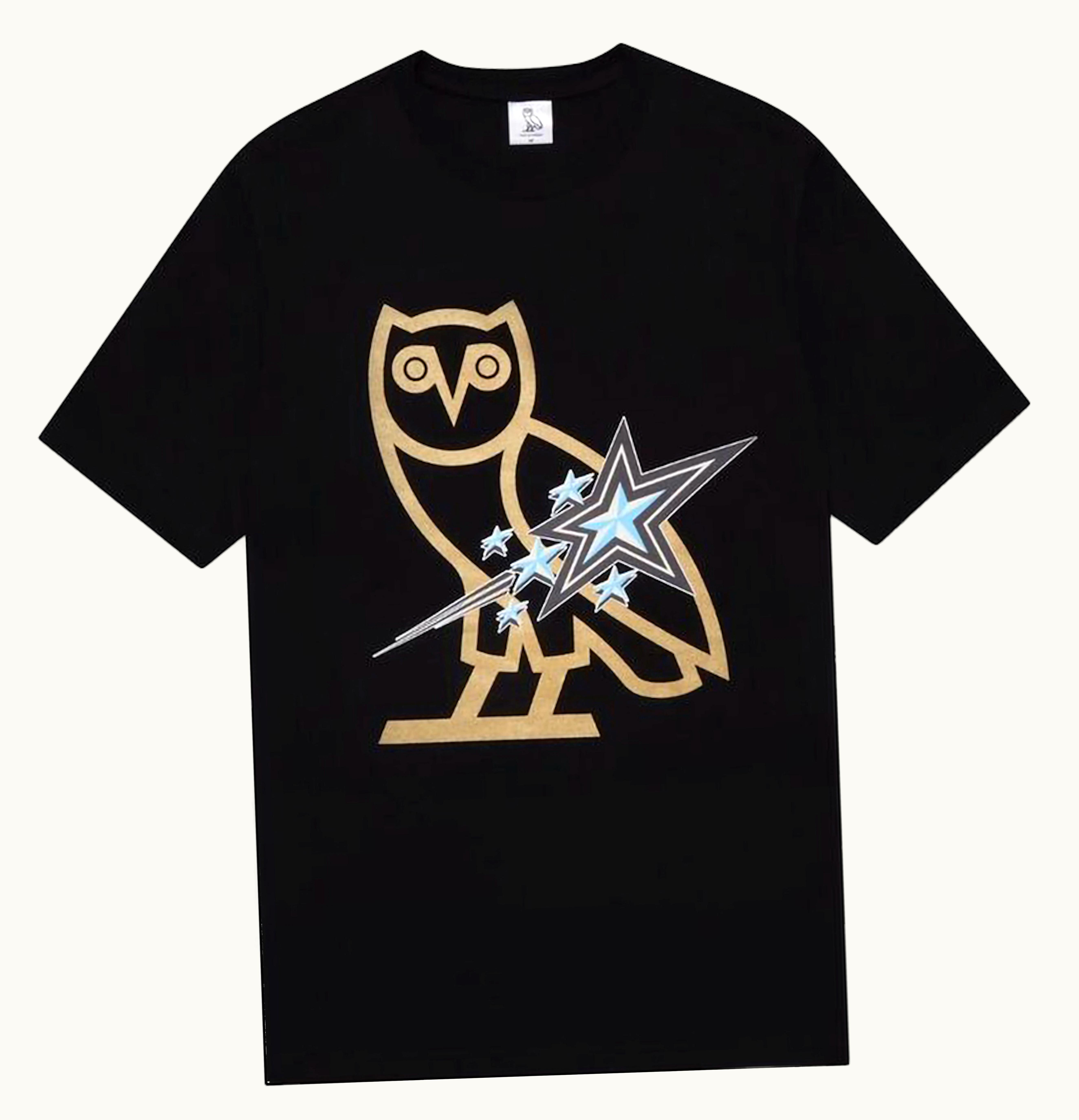OVO OVO X Scarborough Shooting Stars OG Owl T Shirt Black