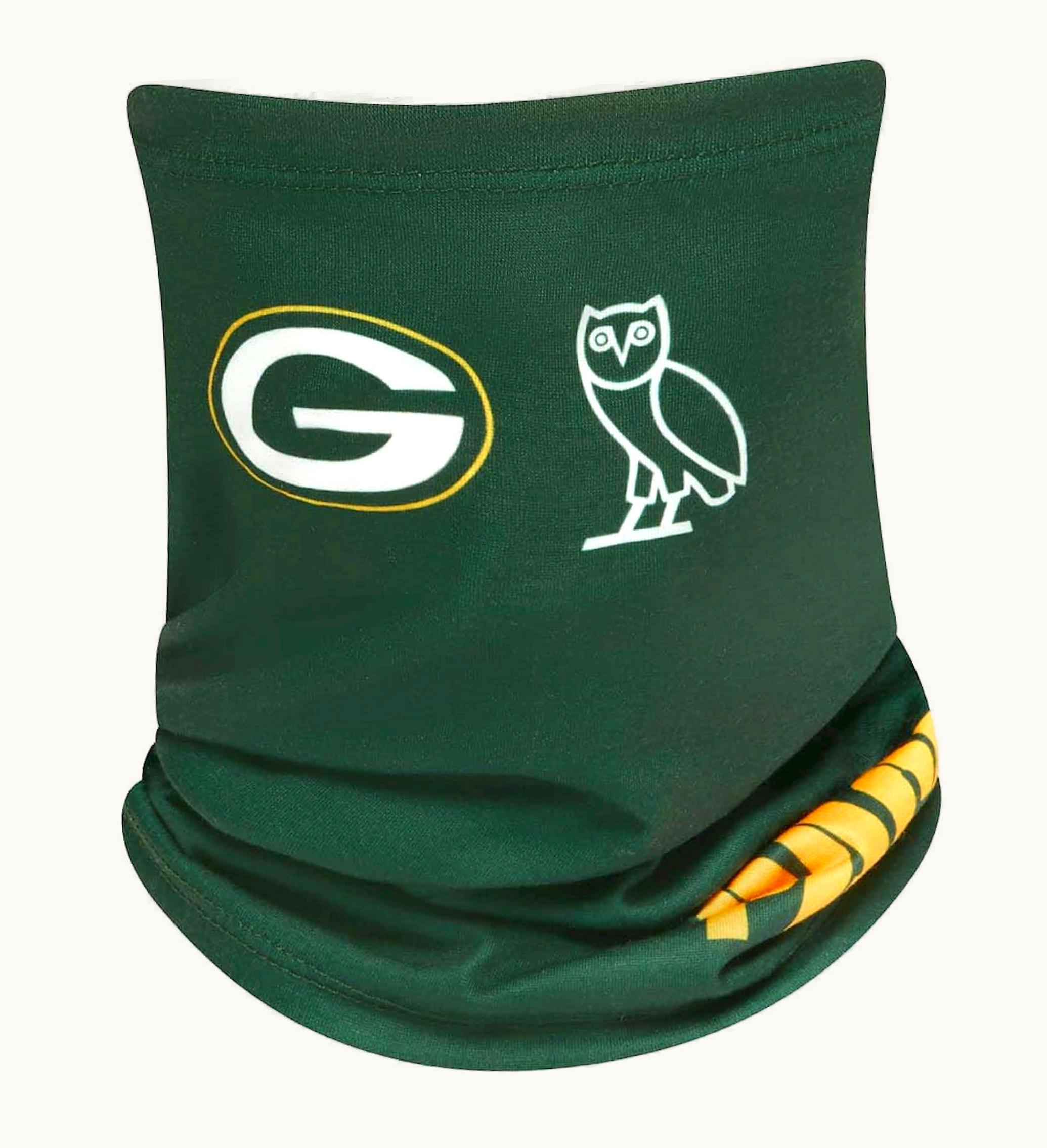OVO OVO X NFL Green Bay Packers Neck Gaiter Green