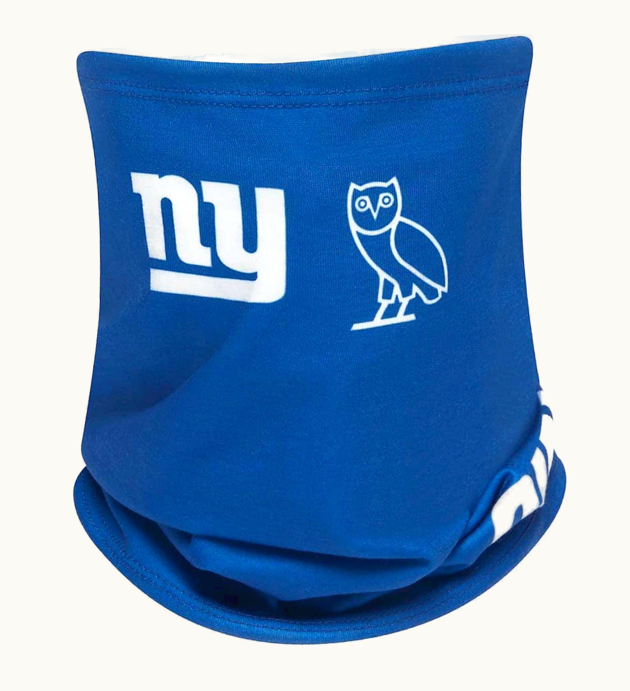 OVO OVO X NFL New York Giants Neck Gaiter Blue