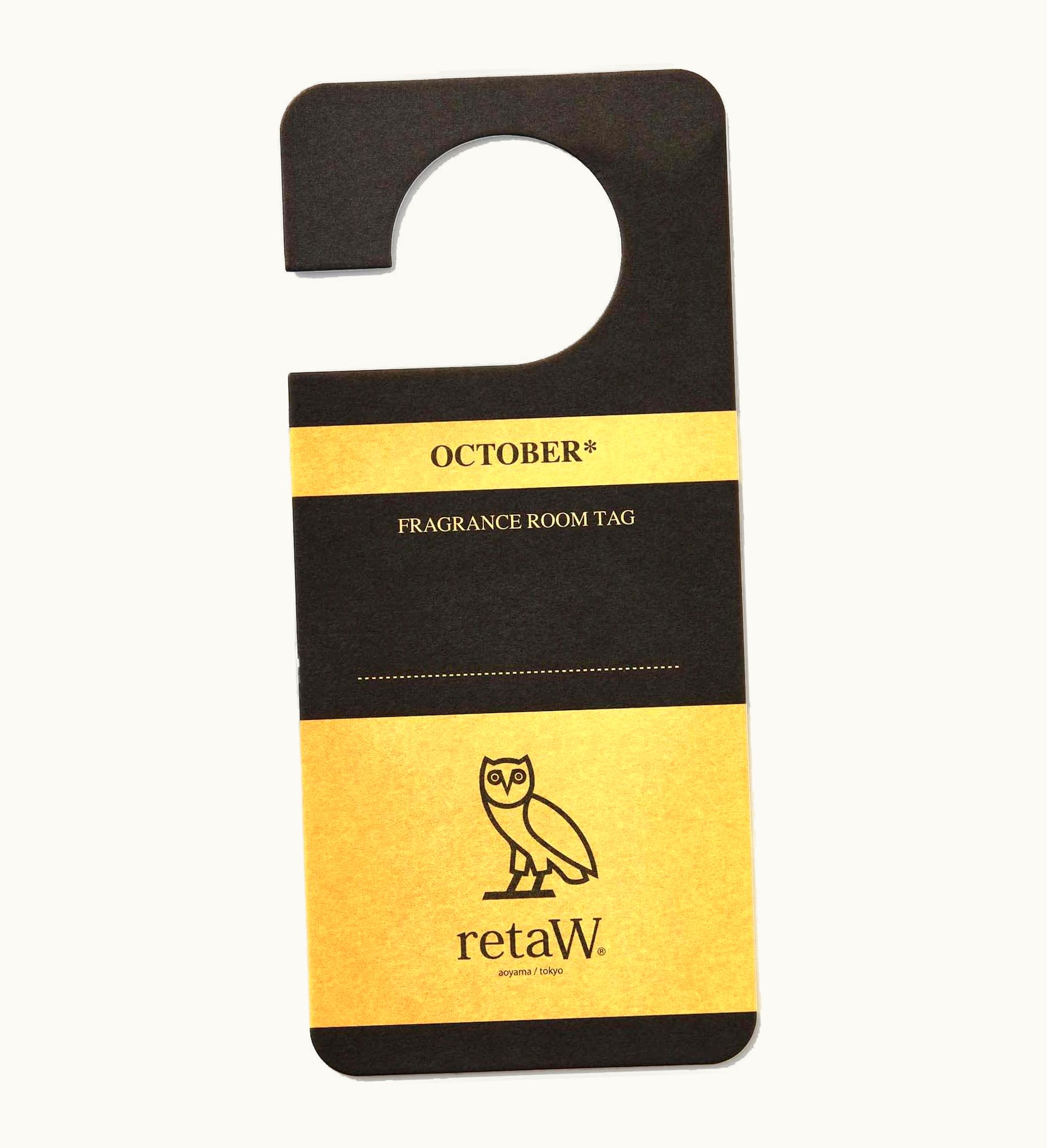 OVO OVO Retaw Room Tag Black