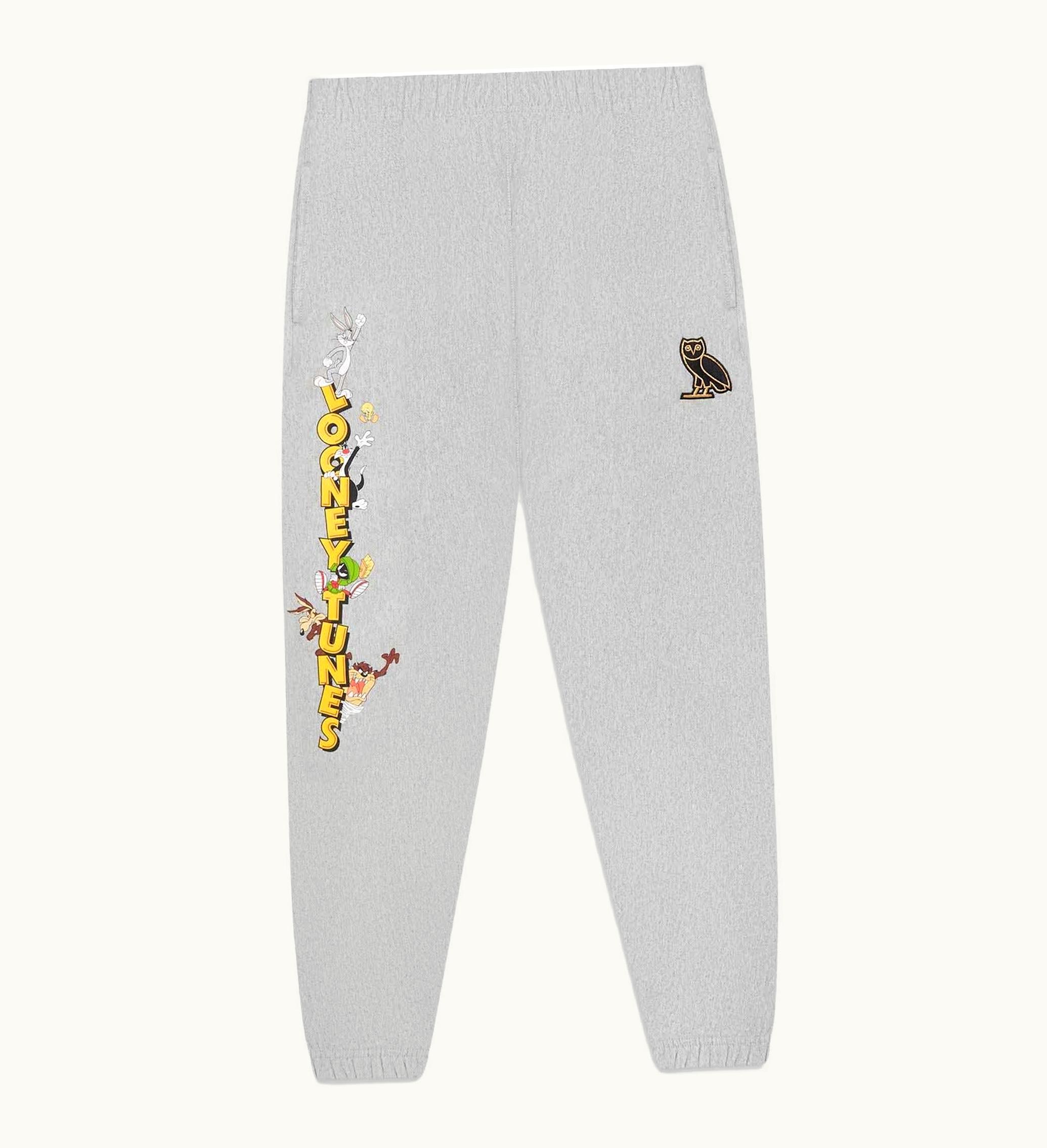 OVO OVO X Looney Tunes Wordmark Sweatpant Heather Grey