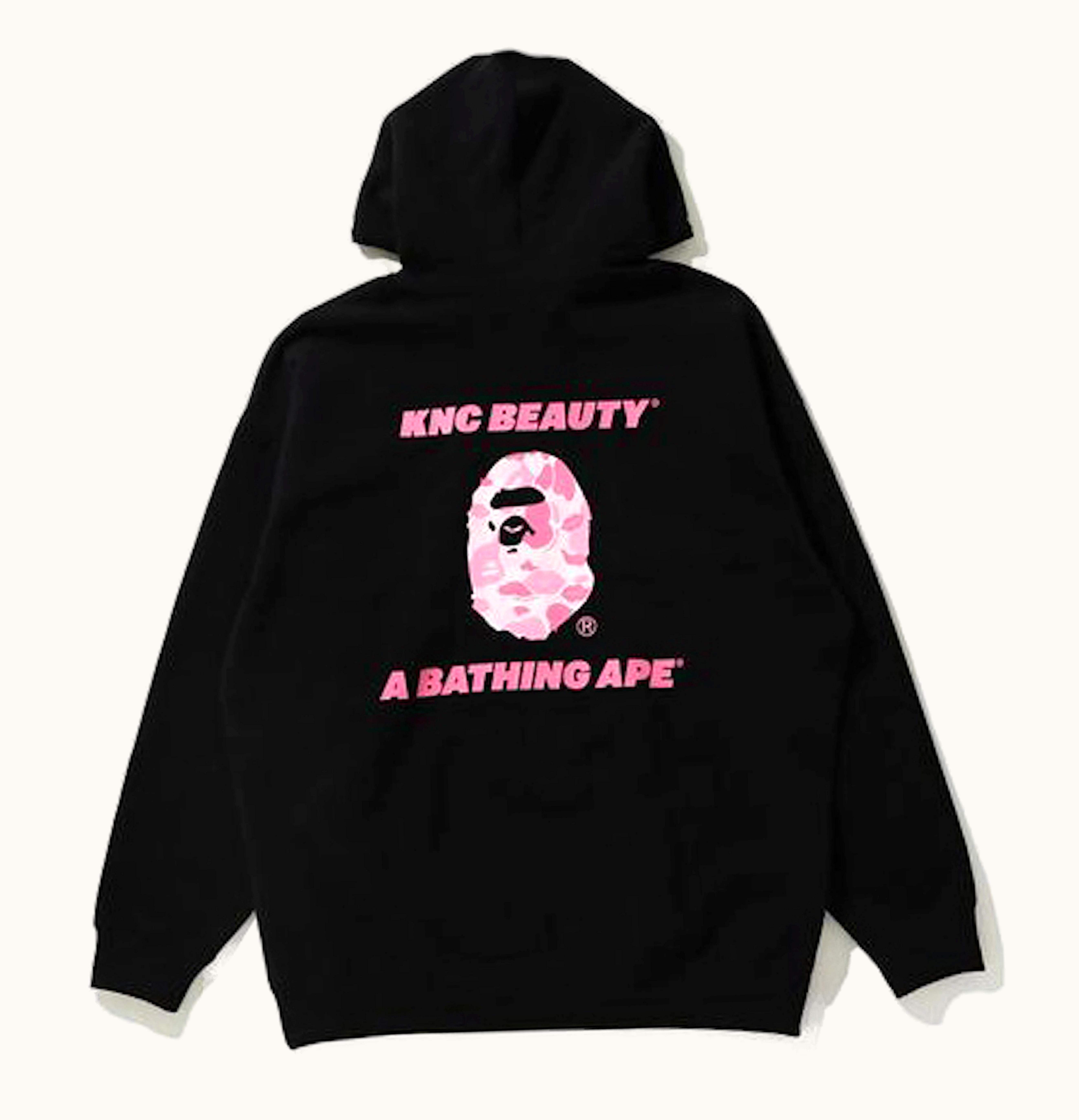 BAPE BAPE X Knc Beauty Oversized Pullover Womens Hoodie Black