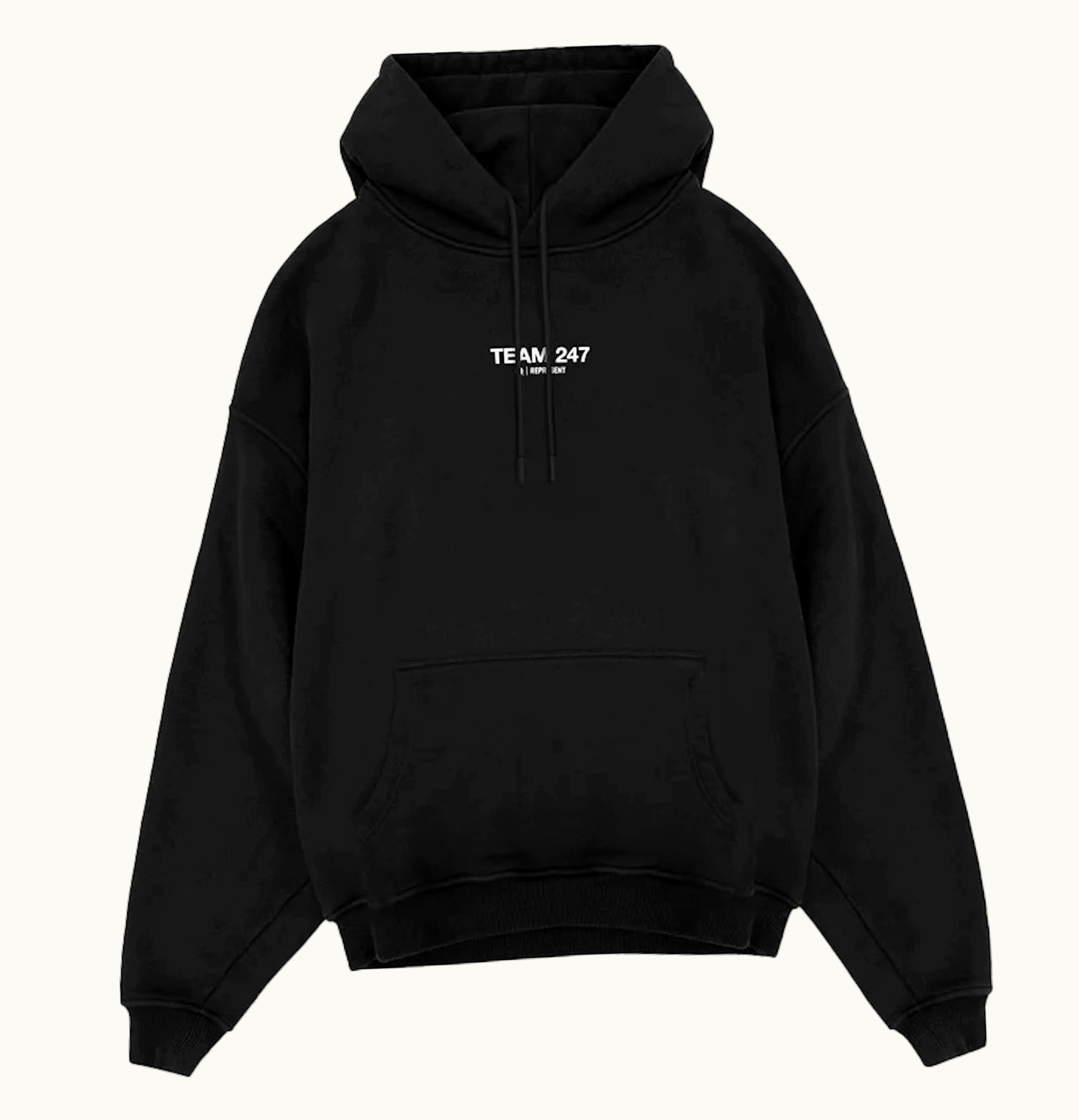 Represent X Marchon Team 247 Oversized Hoodie Black