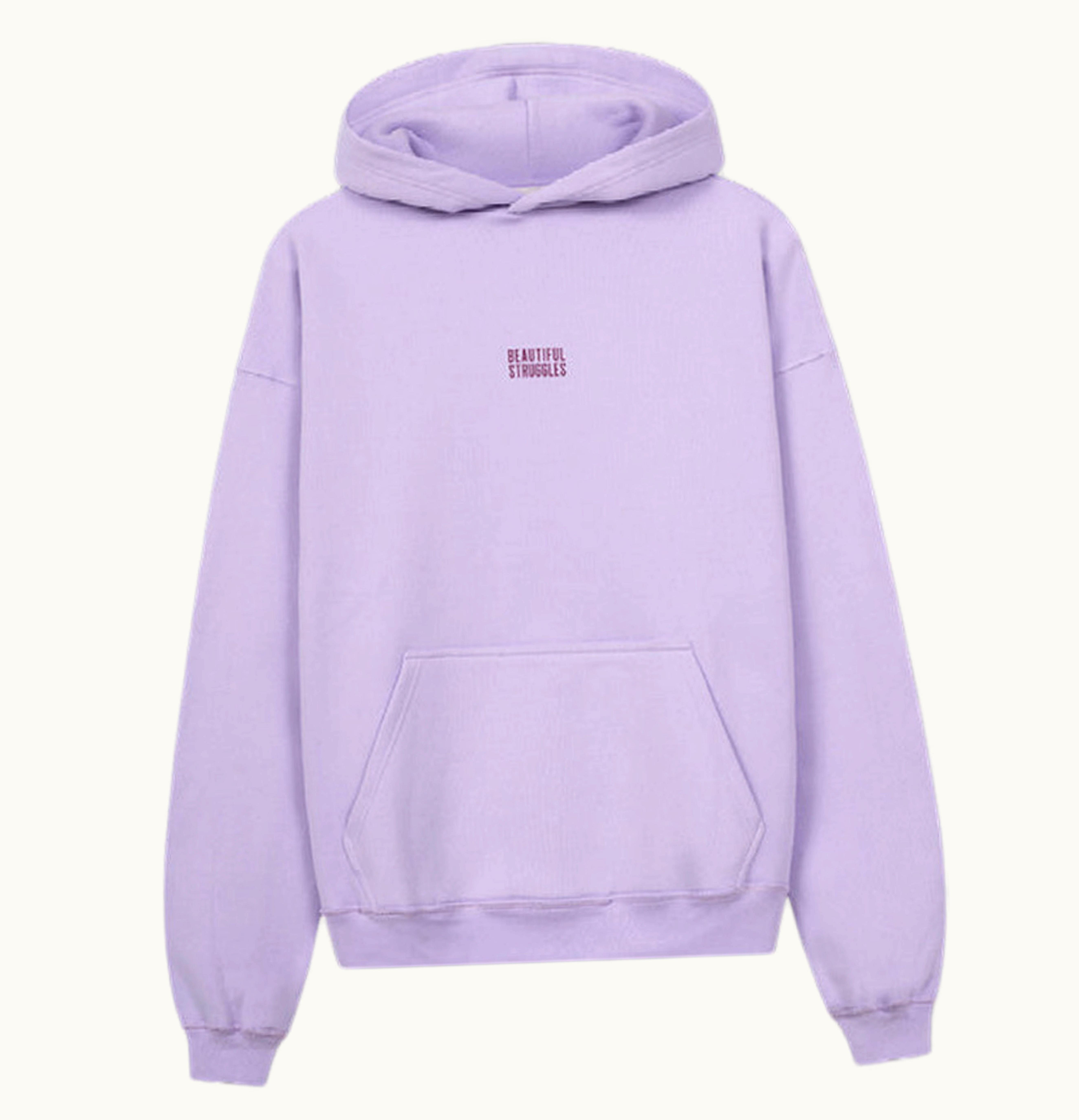 Beautiful Struggles Uniform Oversized Fit Hoodie Lavender