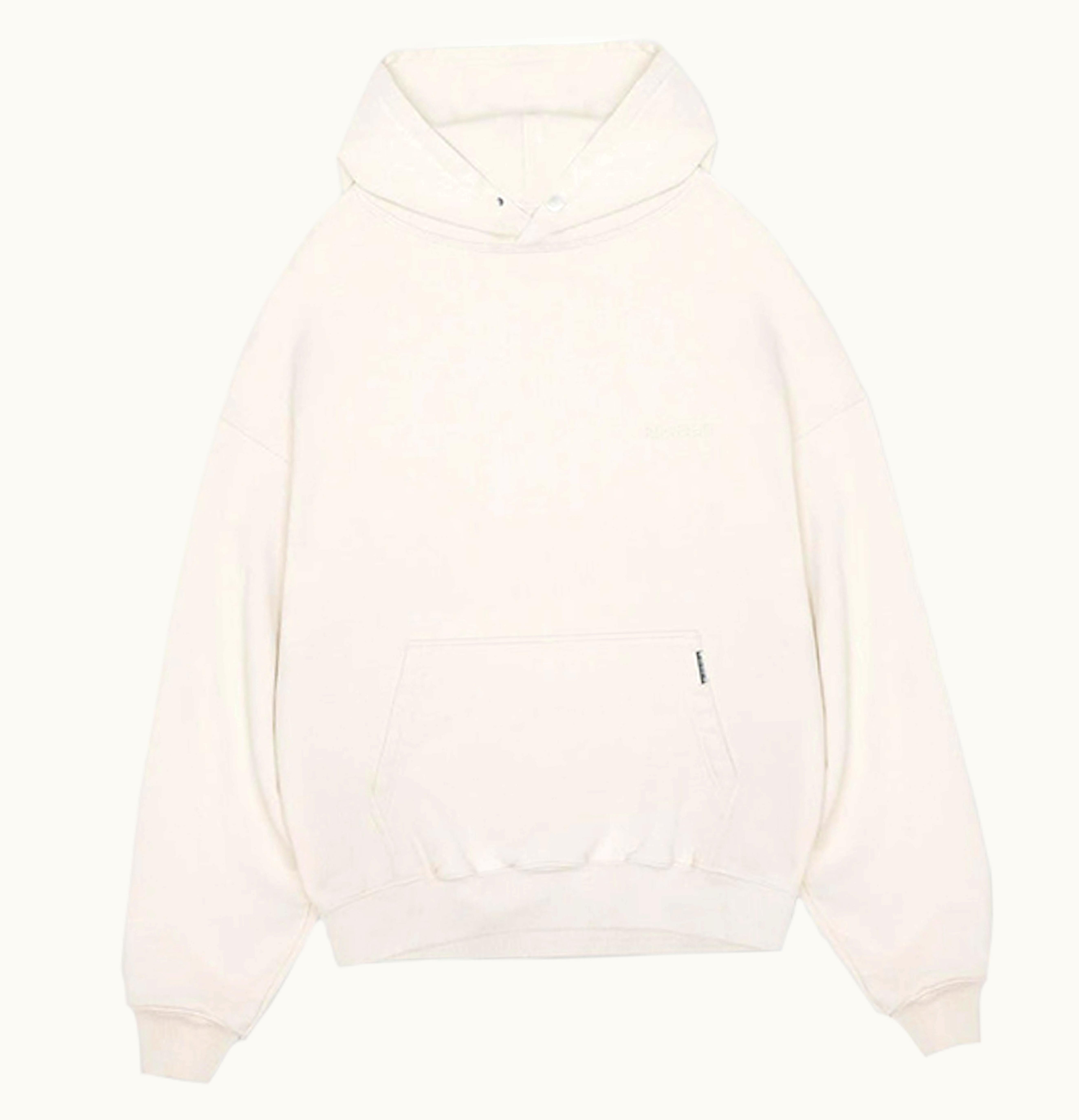 Represent Blank Oversized Hoodie Flat White
