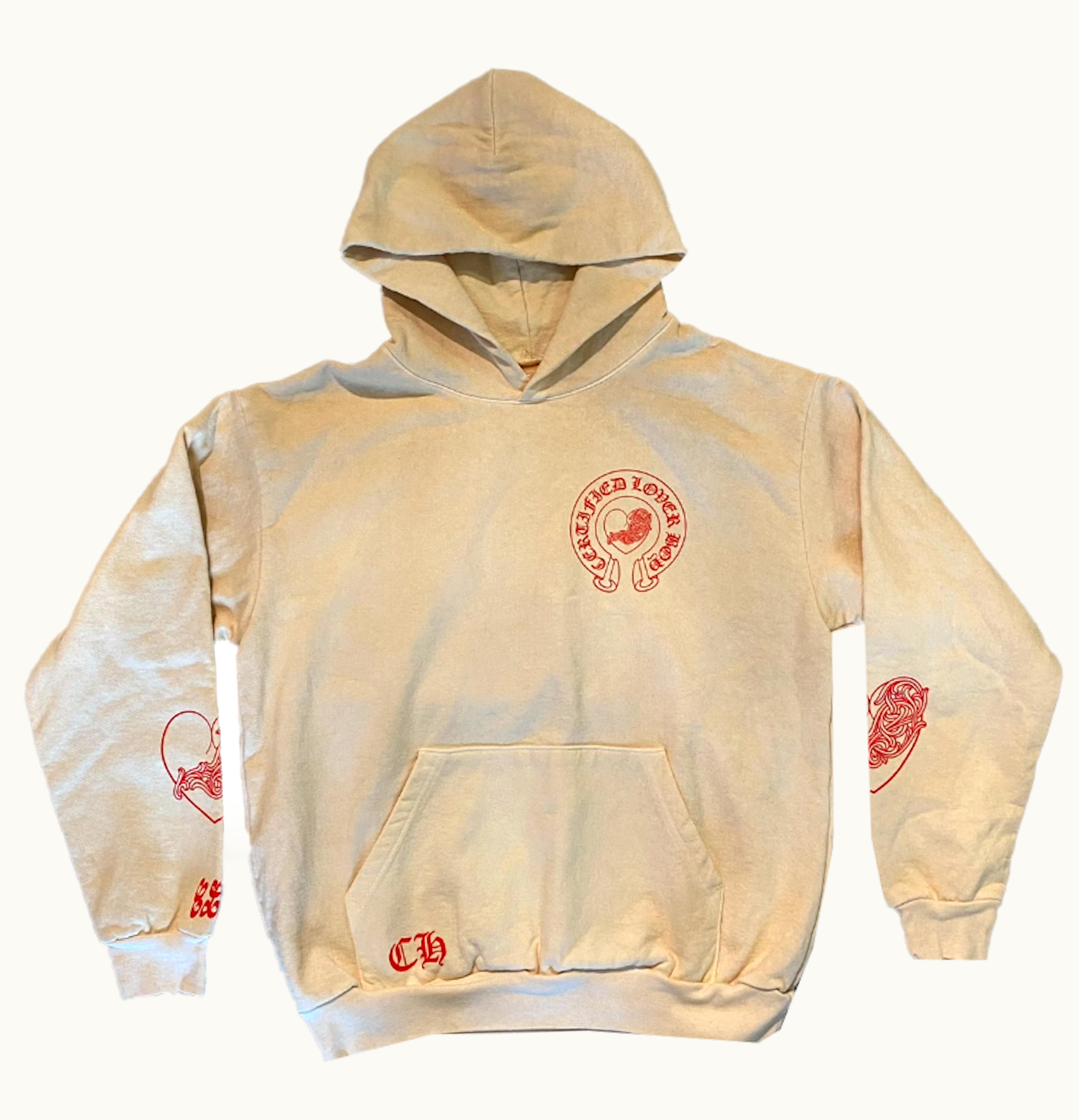 Chrome Hearts Chrome Hearts X Drake Certified Lover Boy Hoodie Friends And Family Ivory