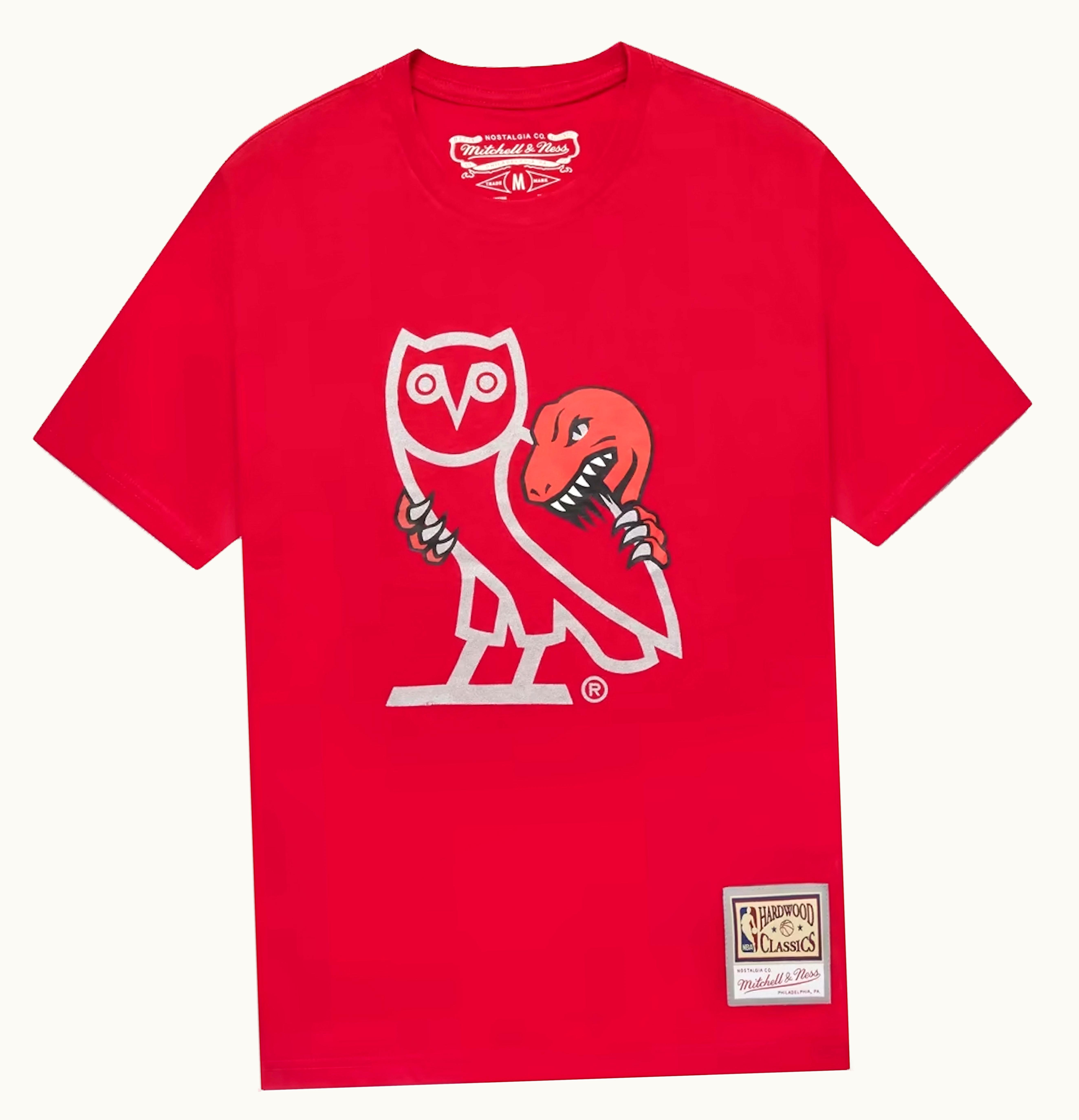 OVO OVO 1995 Raptors OG Owl T Shirt Red