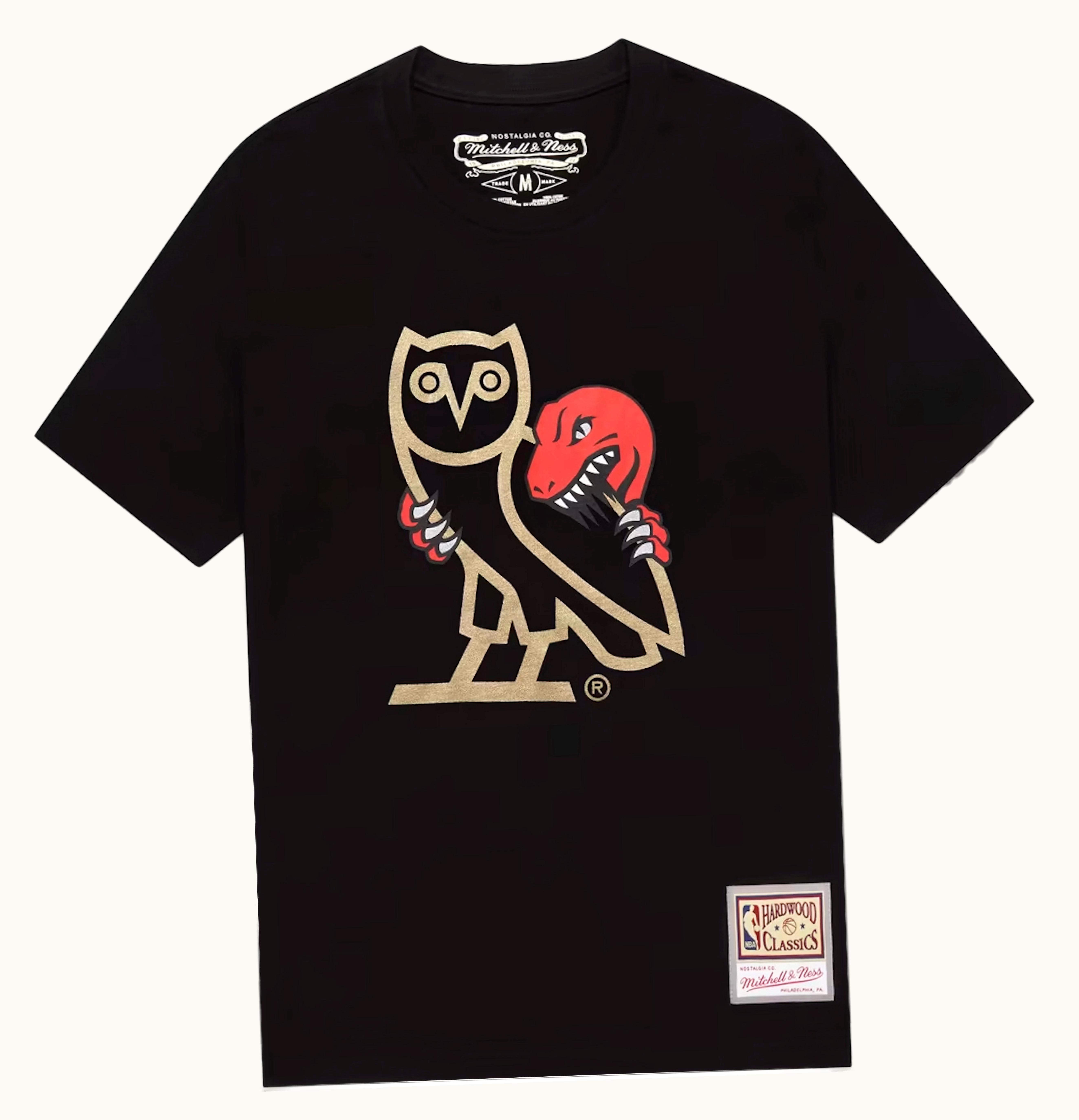 OVO OVO 1995 Raptors OG Owl T Shirt Black