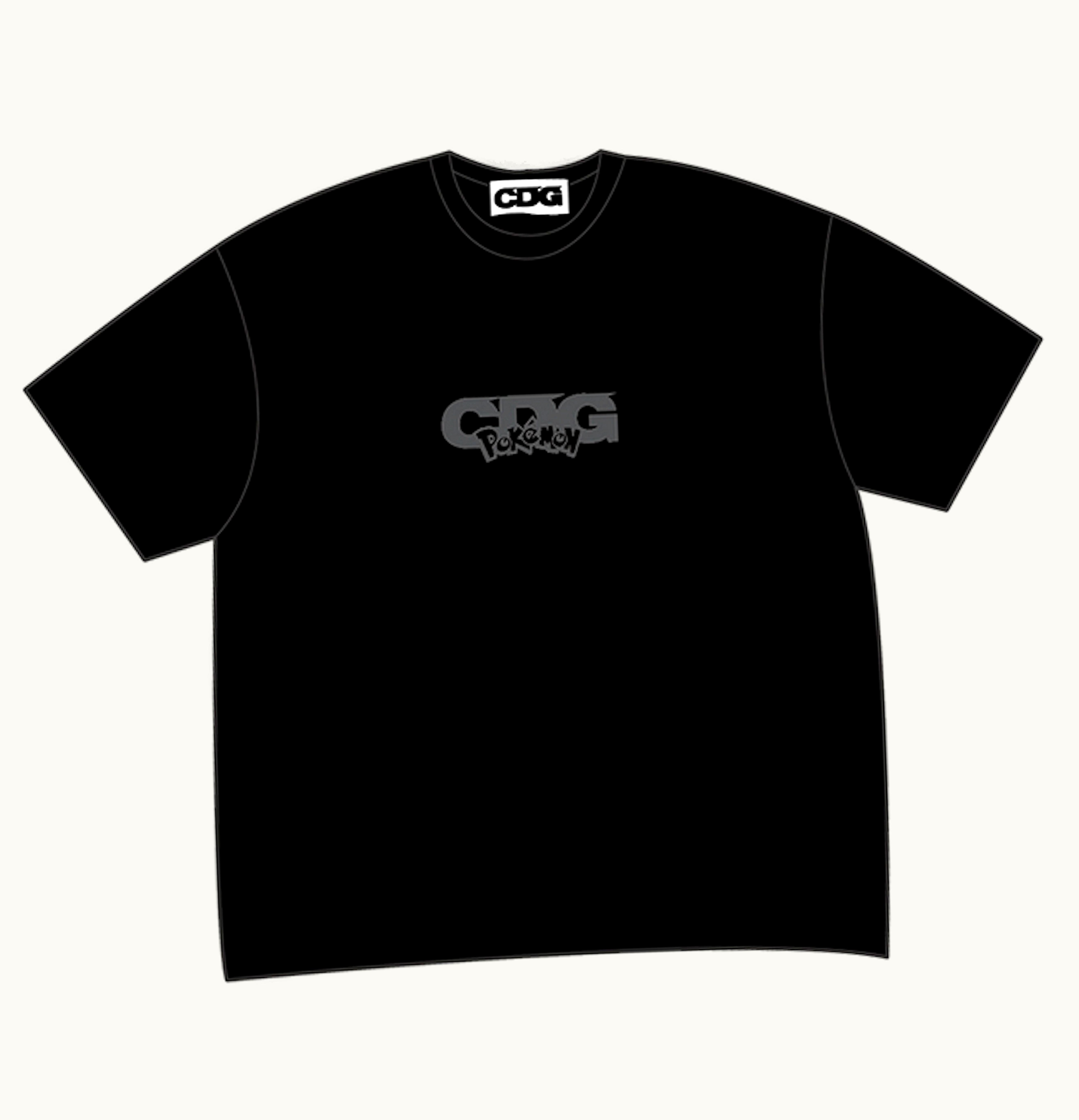 Comme des Garcons Comme Des Garcons Cdg X Pokemon Oversized B T Shirt Black