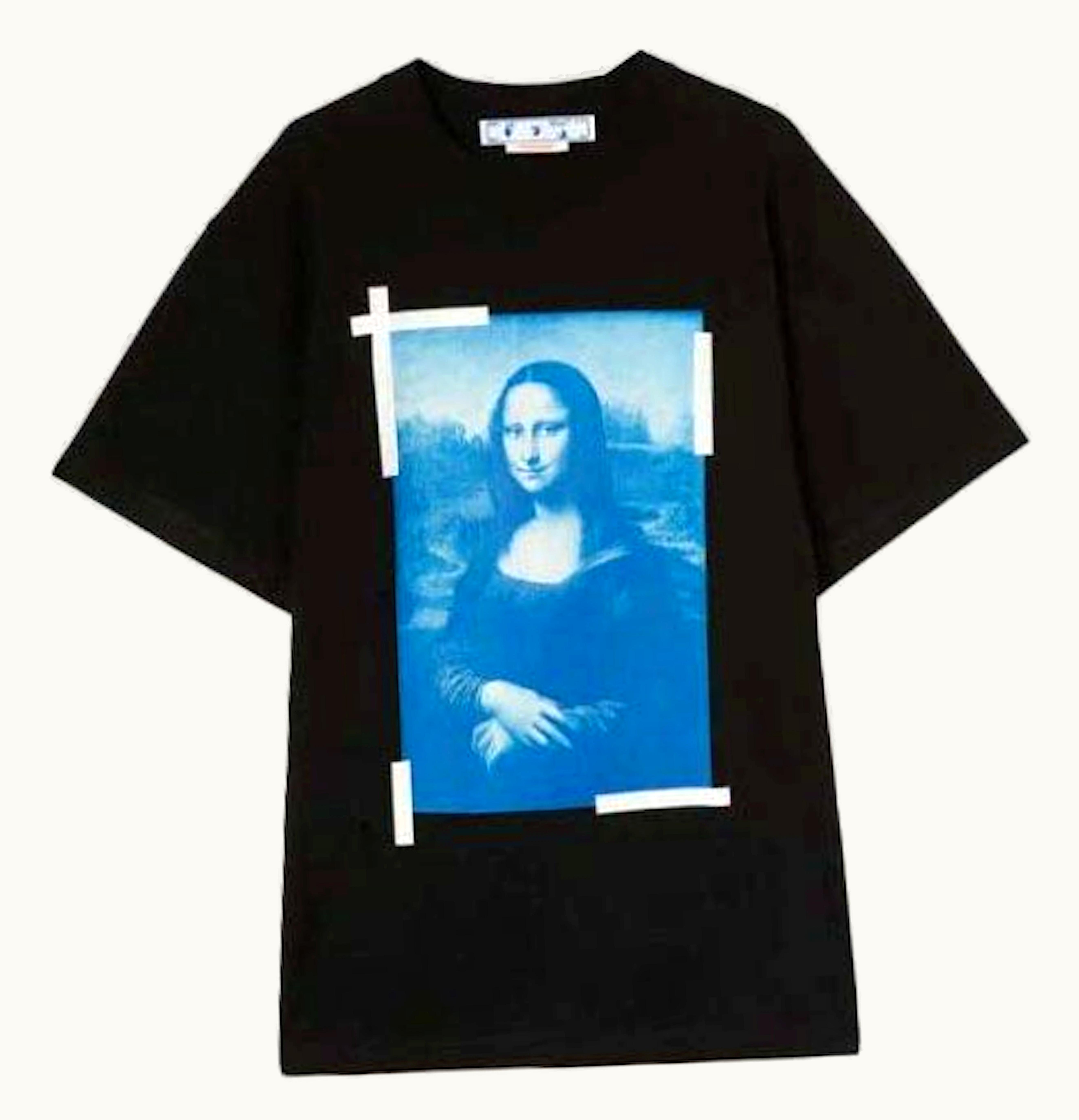 OFF-WHITE OFF-WHITE Monalisa Over S S Tee Black Blue