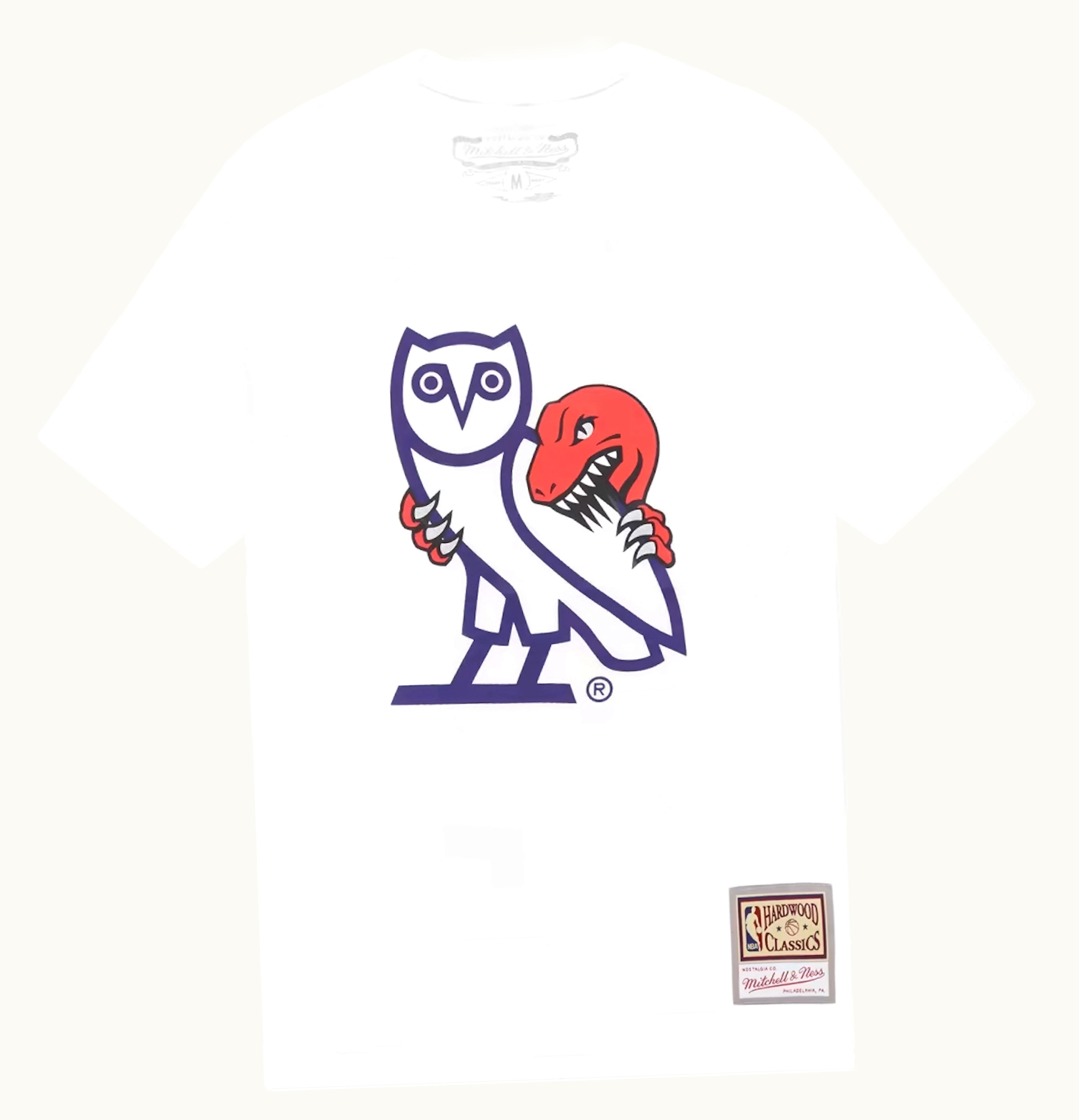 OVO OVO 1995 Raptors OG Owl T Shirt White