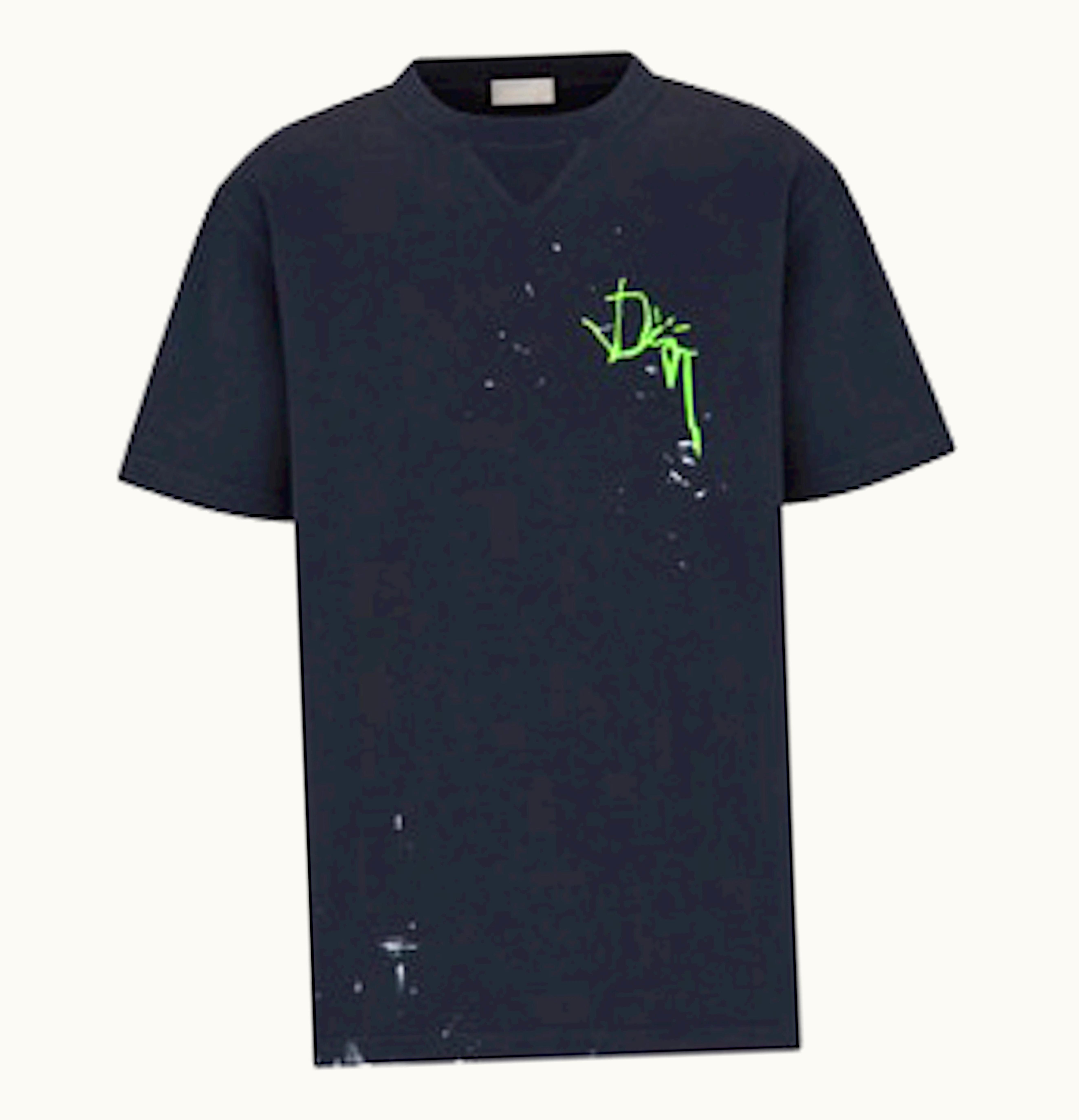 Dior Dior X Cactus Jack Oversized T Shirt Navy Blue