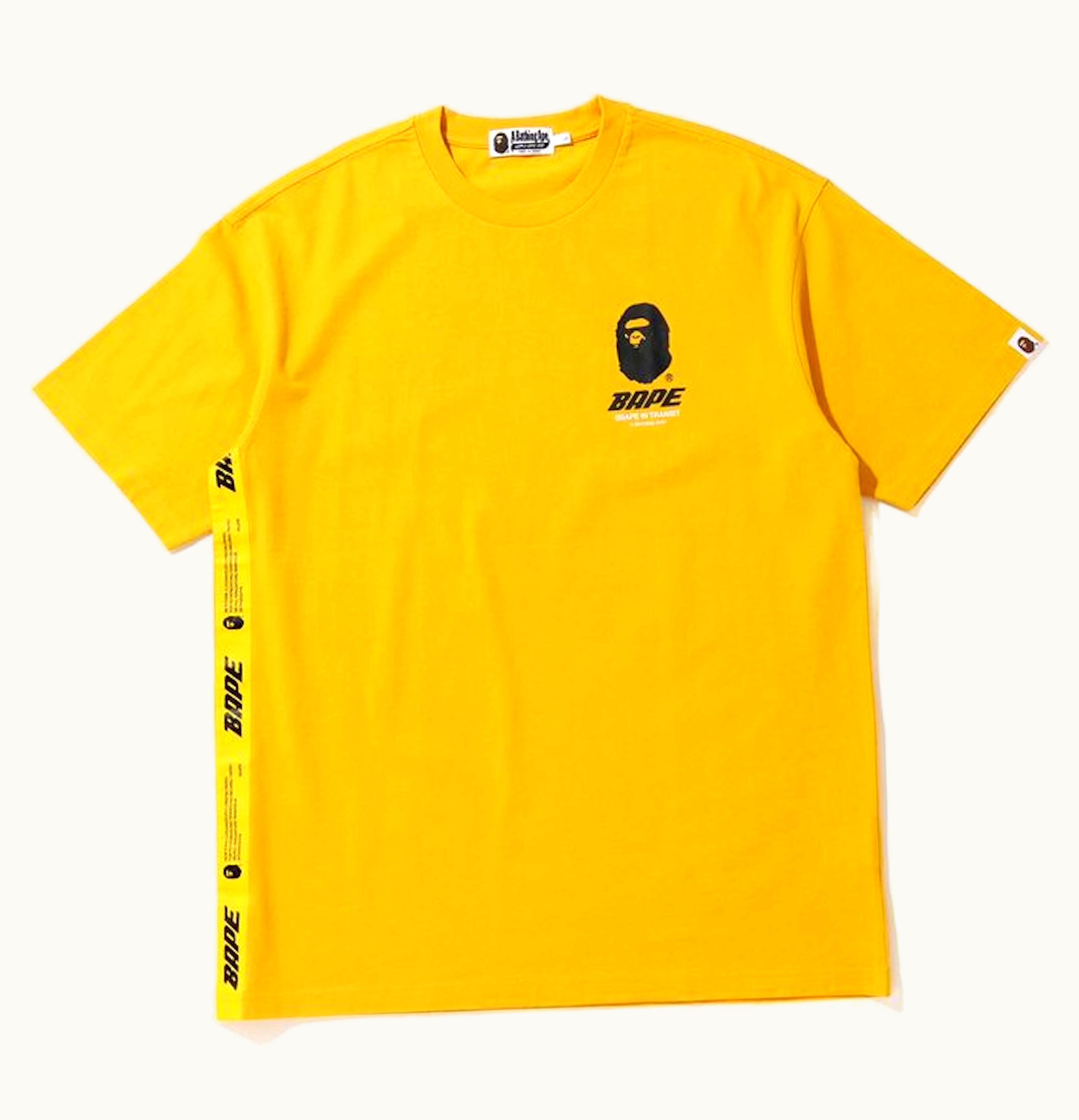 BAPE BAPE Abape In Transit Oversized Tee Yellow