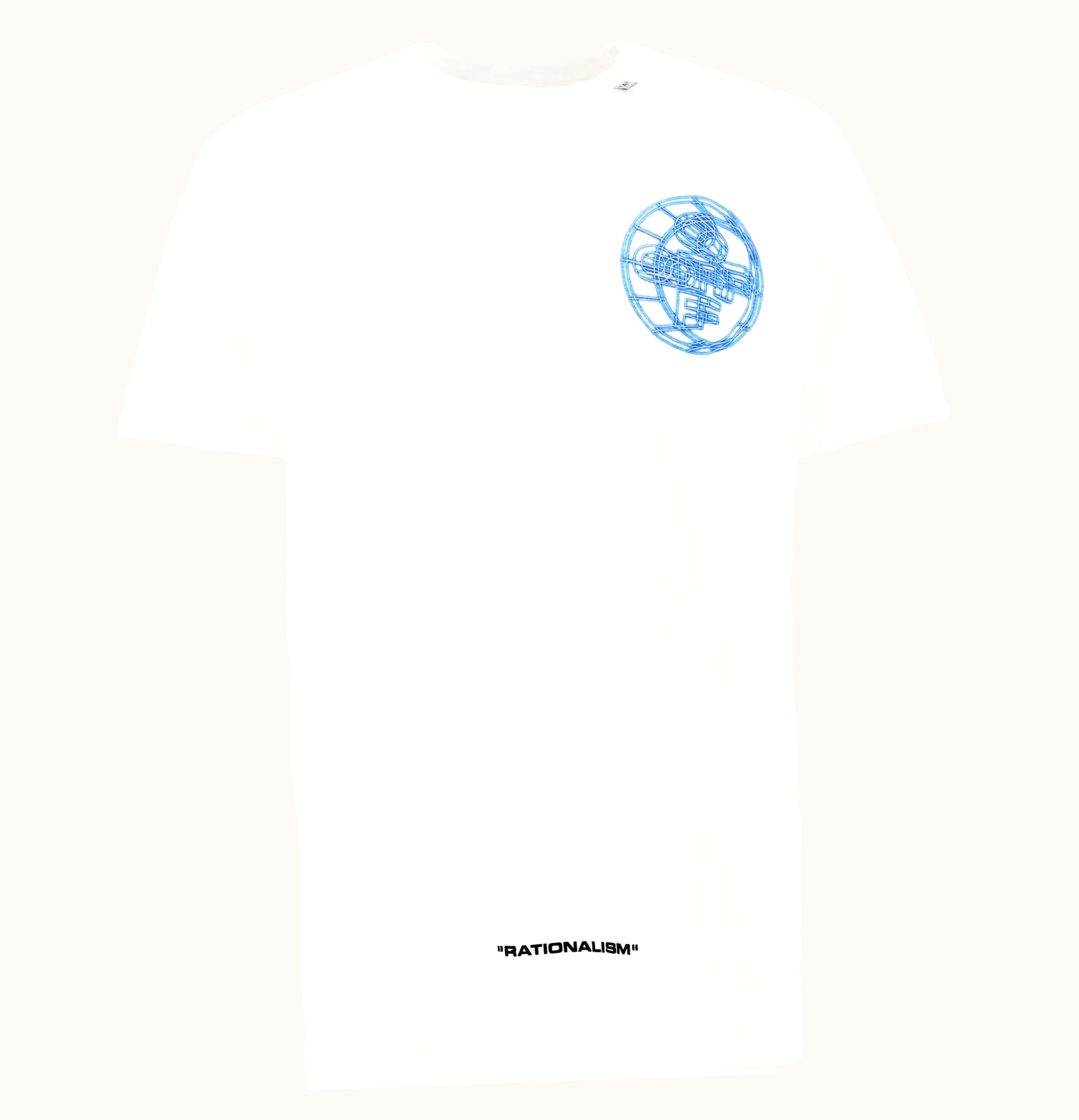 OFF-WHITE OFF-WHITE Oversized Fit 3D Off T Shirt White Blue